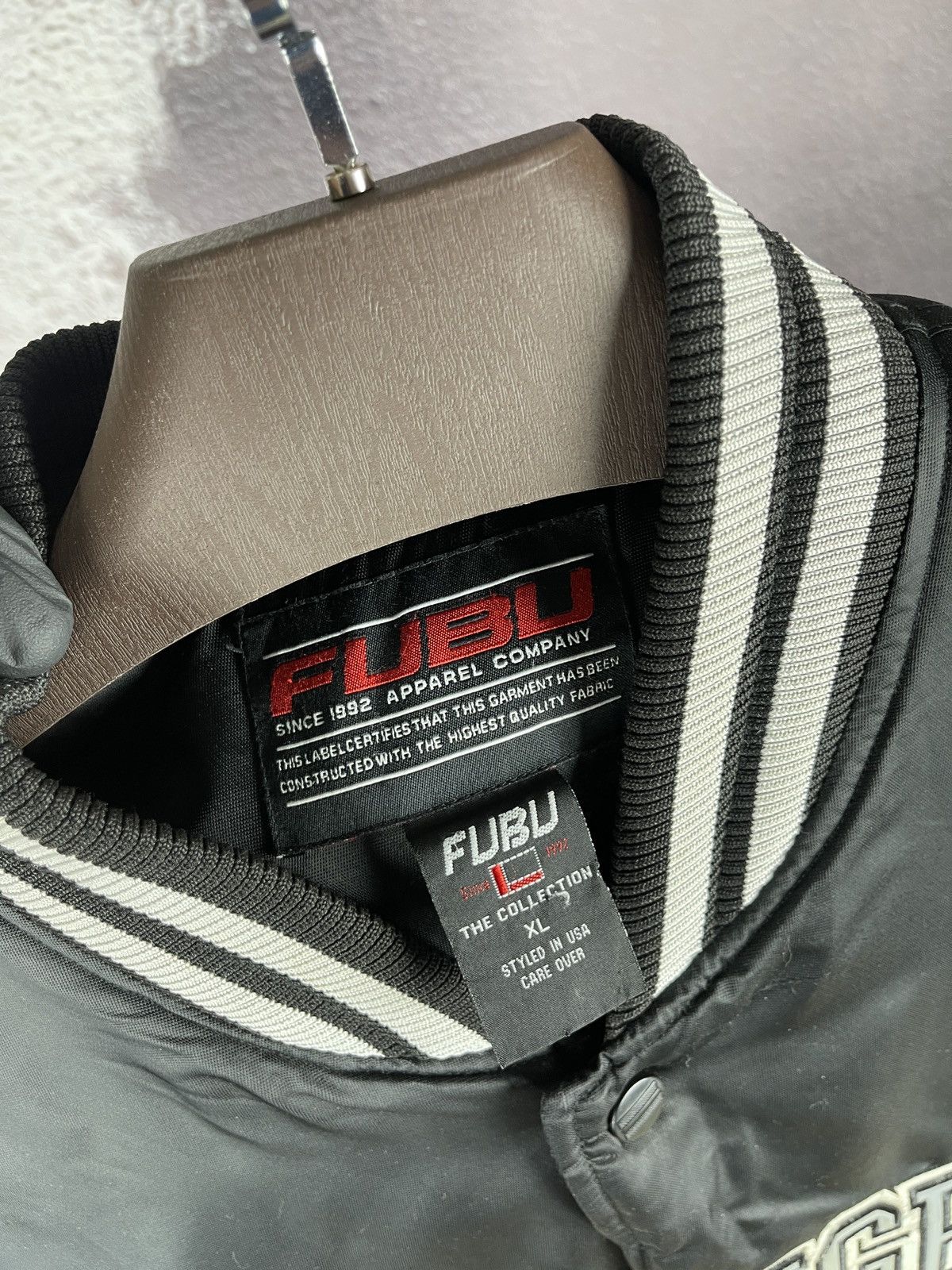 Fubu Fubu Vintage Bomber Jacket 90s 80s Los Angeles hip-hop rap Size US XL / EU 56 / 4 - 9 Thumbnail