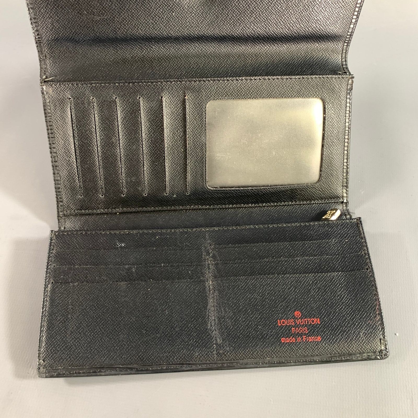 Louis Vuitton LOUIS VUITTON Black Epi Leather Wallet Size ONE SIZE - 4 Thumbnail