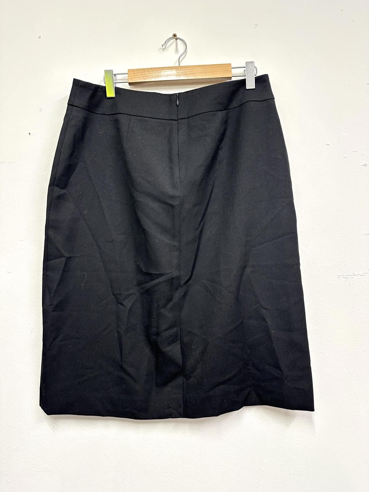 Walls Wallis Black Pencil Skirt UK 12 Size 30" / US 8 / IT 44 - 3 Thumbnail