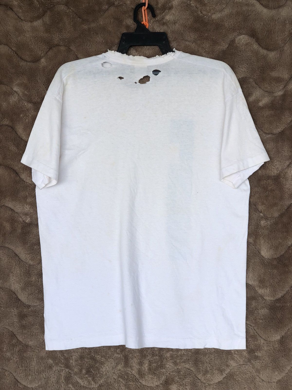 Vintage Vintage 90s Harvard University🔥 Thrashed Tee Size US L / EU 52-54 / 3 - 8 Thumbnail