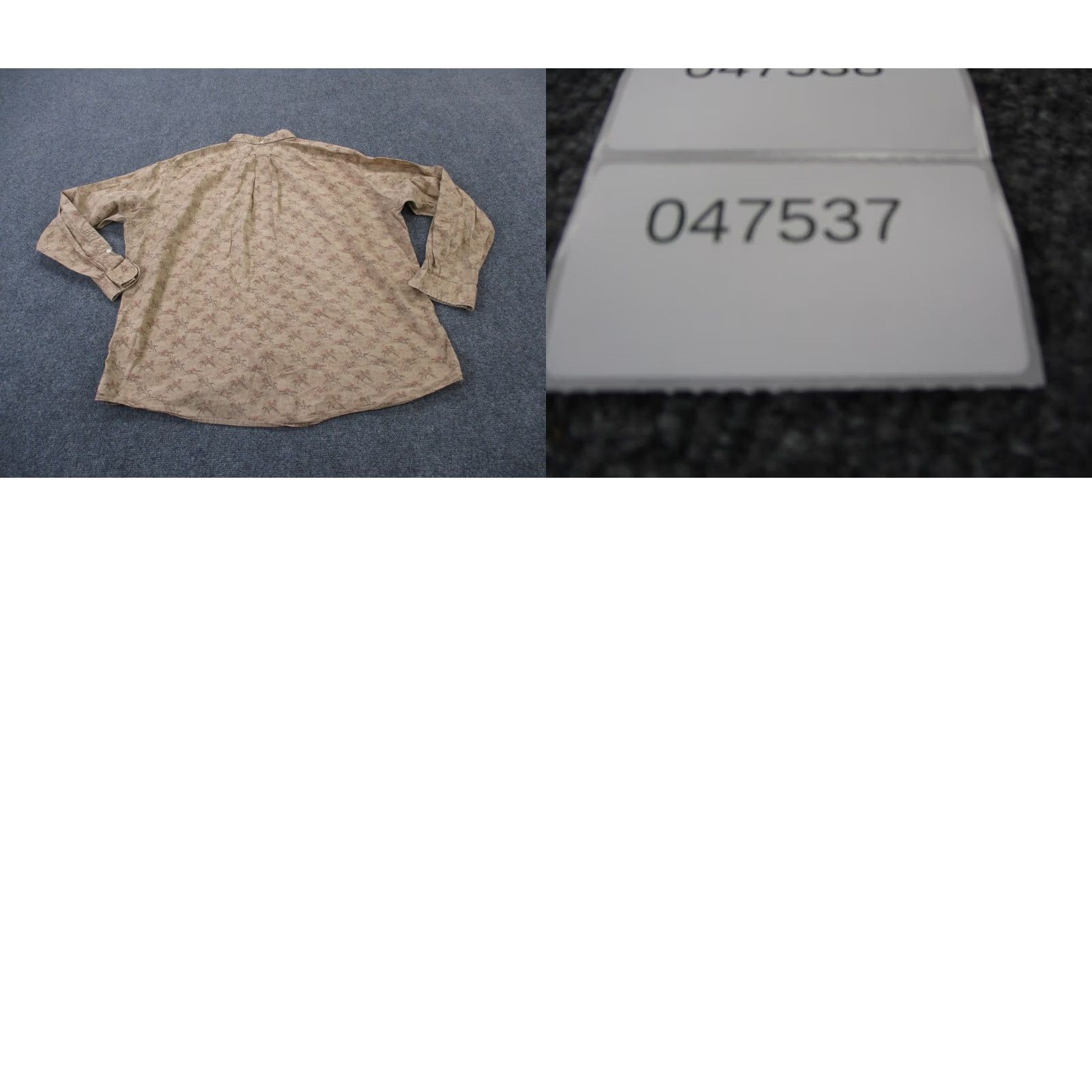 Polo Ralph Lauren Polo Ralph Lauren Shirt Men XL Button-Up Horse Print Vintage Button-Down Collared Long Sleeve Brown Cotton Knit Size US XL / EU 56 / 4 - 8 Thumbnail