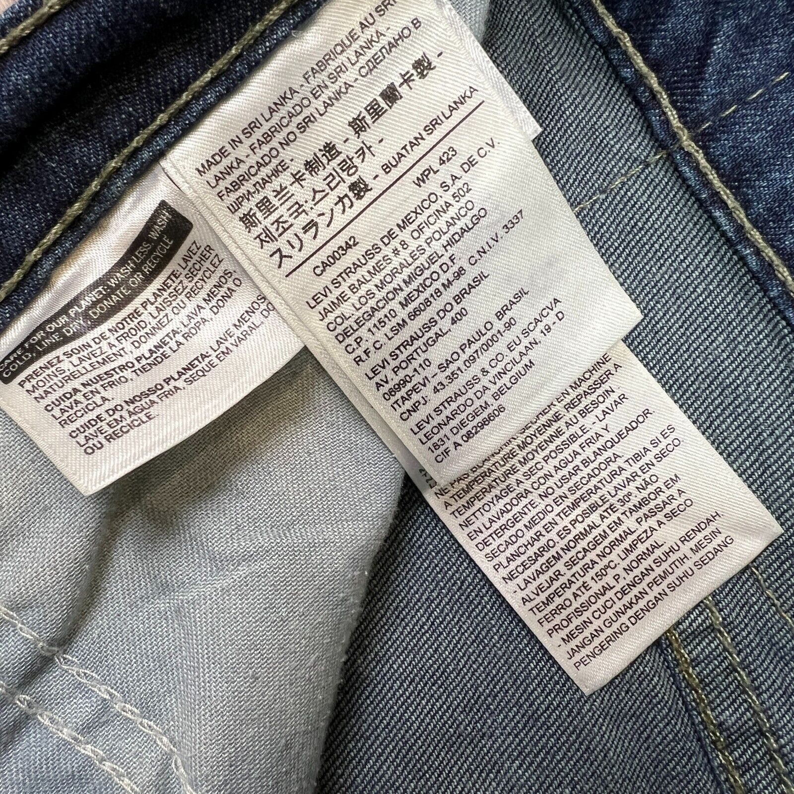 Levi's × Vintage Levi's 511 Jeans 30x32 Blue Slim Fit American Denim Pants Size US 30 / EU 46 - 9 Thumbnail