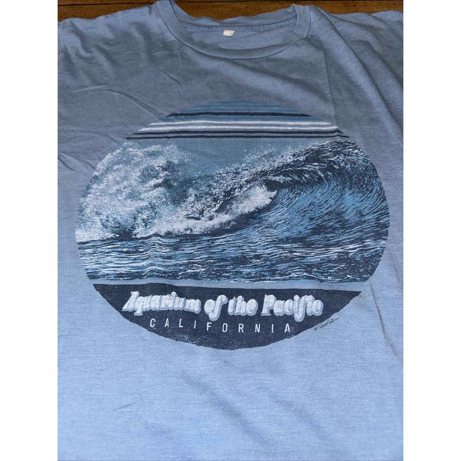 Band Tees × The Mountain × Vintage VNT Aquarium Of The Pacific T-Shirt Blue S 19x23 Lightweight Size US S / EU 44-46 / 1 - 2 Thumbnail