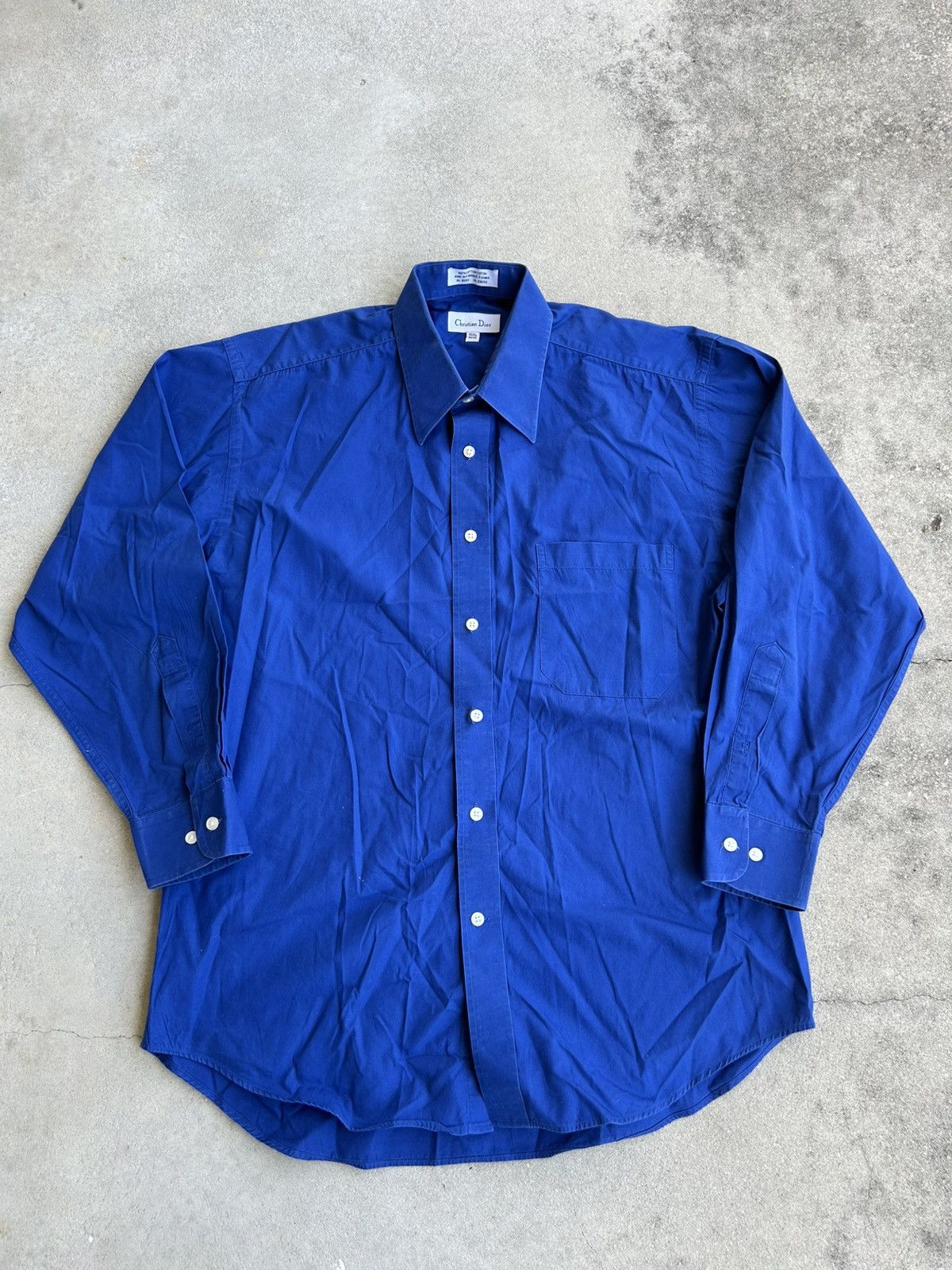 Dior Christian dior blue button up Size US M / EU 48-50 / 2 - 1 Thumbnail