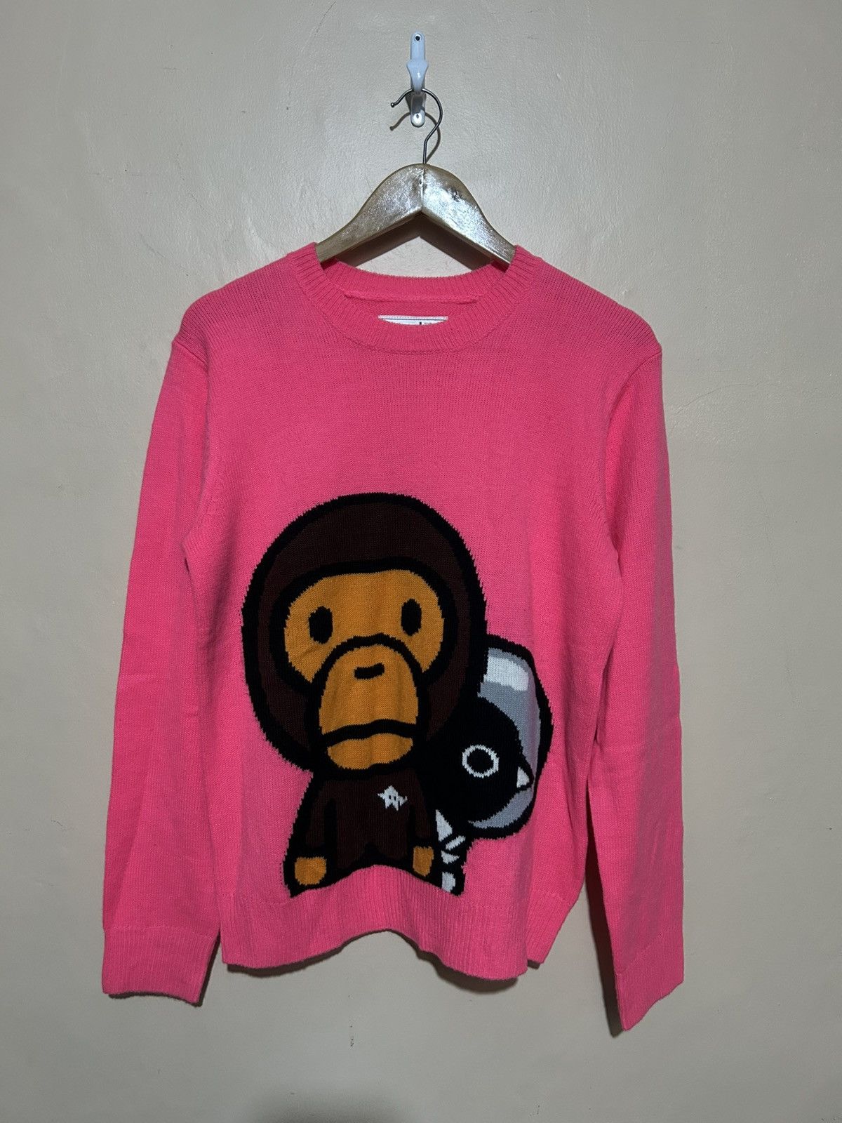 Bape × Chocolate BAPE x CHOCOOLATE - LUMINOUS SPACE KNIT SWEATER Size US L / EU 52-54 / 3 - 1 Thumbnail