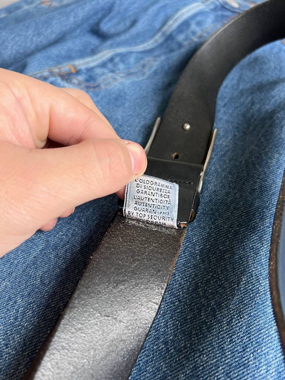 Dolce & Gabbana Vintage Dolce Gabbana Belt Steel Buckle D&G JEANS 1990s Y2K Size ONE SIZE - 9 Thumbnail