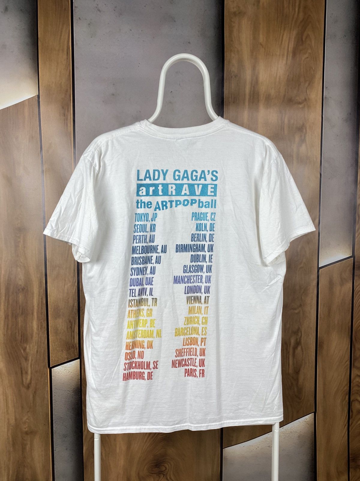 Band Tees 💄Vintage T-Shirt Lady Gaga’s Art Rave The Art Pop Ball Tee💄 Size US L / EU 52-54 / 3 - 2 Thumbnail