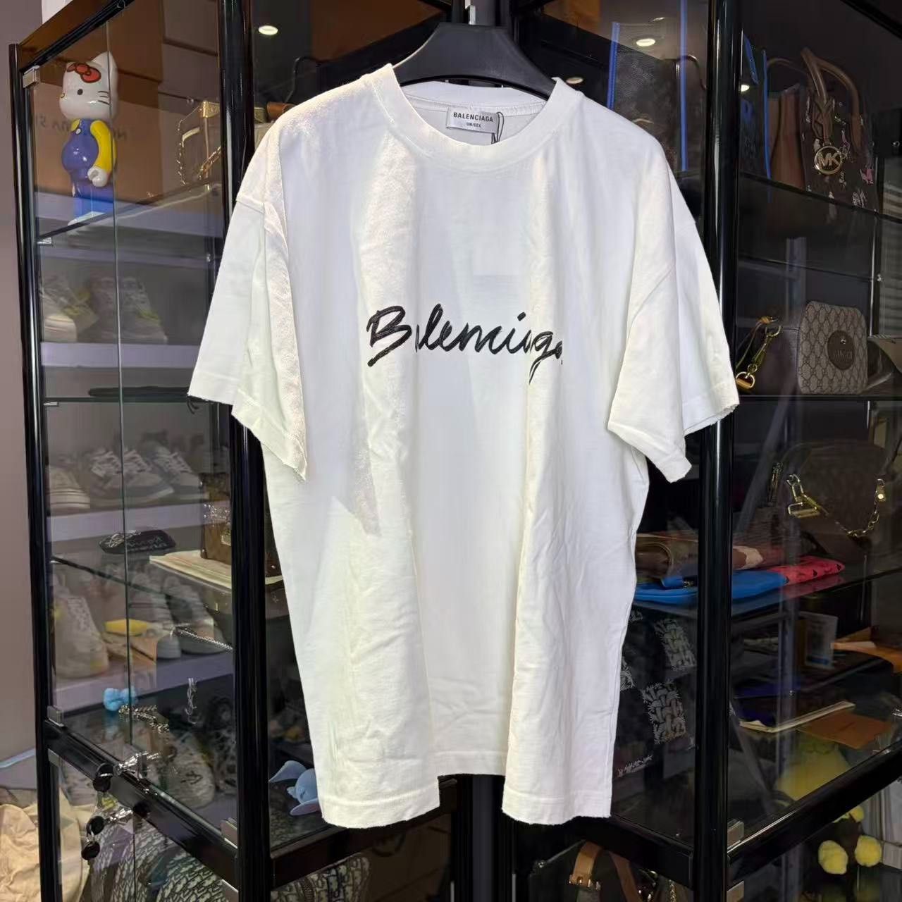 Balenciaga Balenciaga White T-Shirt m Men Size US M / EU 48-50 / 2 - 1 Thumbnail