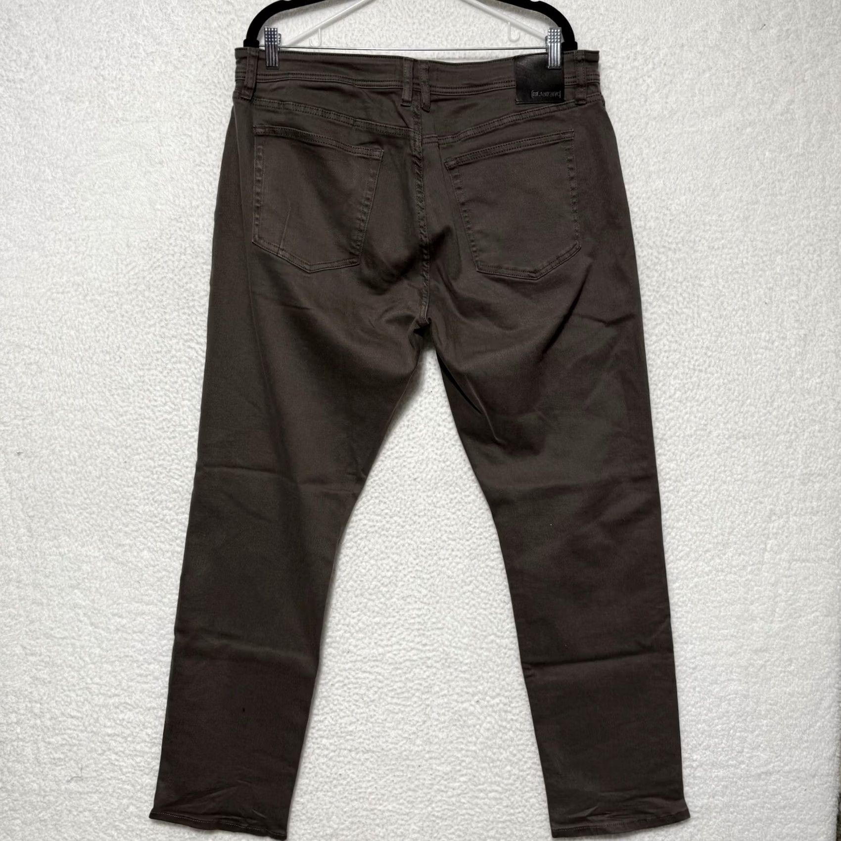 Vintage BlankNYC Jeans Slim Straight Zip Fly Brown 40x31 Mens NWT Wooster Slim Fit Size 40 Inseam 31 Brown Jeans Mens Slim Straight Zip Fly NWT BlankNYC Size US 40 / EU 56 - 2 Thumbnail