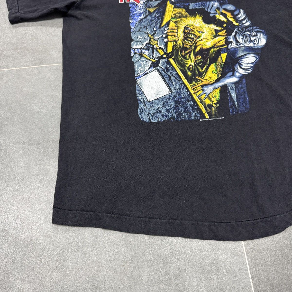 Iron Maiden × Vintage Vintage Iron Maiden 1990 Rare 90s T-Shirt Size L Size US L / EU 52-54 / 3 - 5 Thumbnail