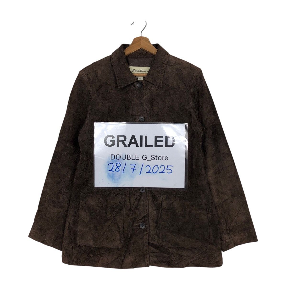 Eddie Bauer 📌Vintage Suede Leather Jacket Eddie Bauer Size US M / EU 48-50 / 2 - 1 Thumbnail