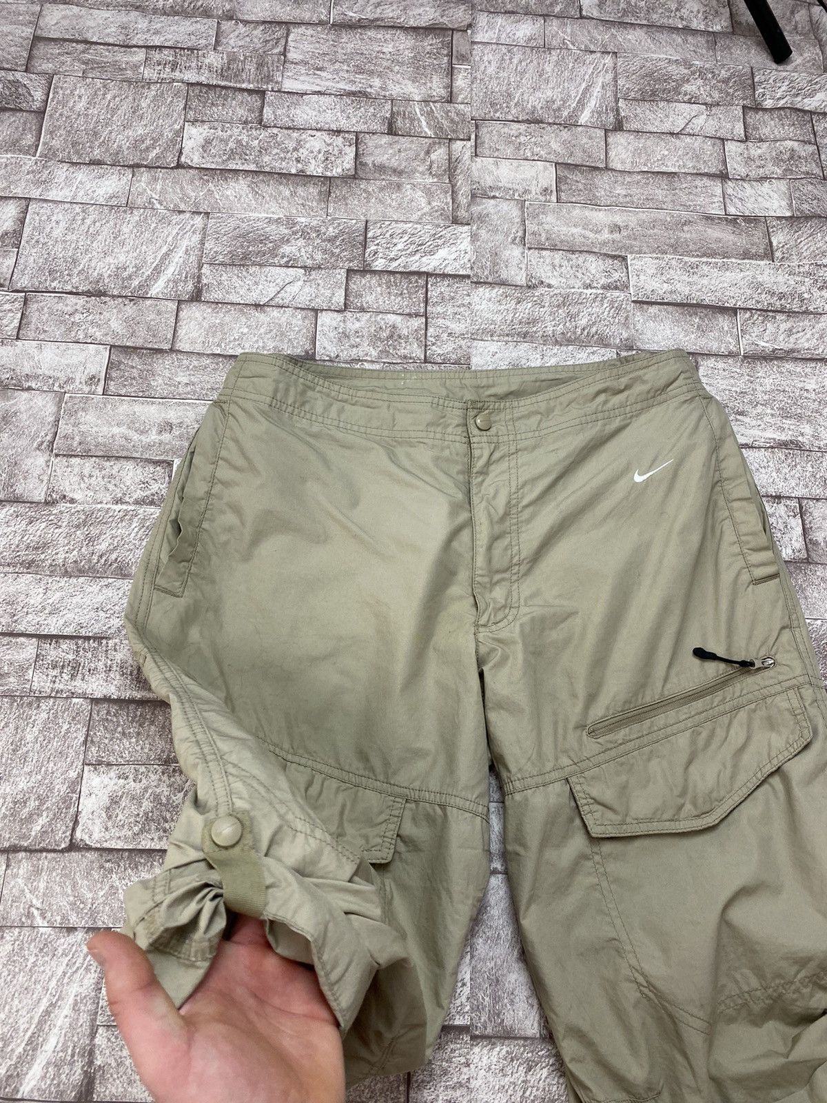 Nike × Vintage Vintage Nike Cargo Y2k Beige ATHLETIC Dept ATHDPT L Size US 36 / EU 52 - 2 Thumbnail