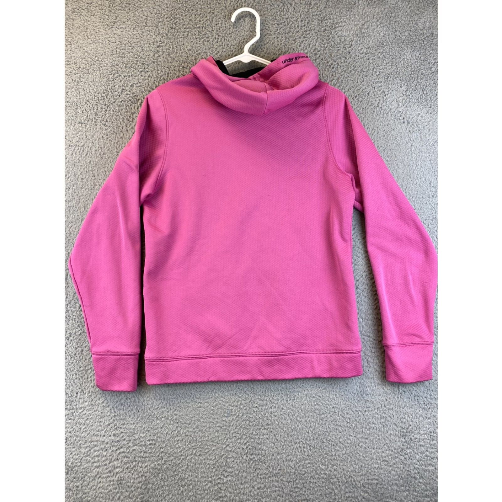 Under Armour Under Armour Womens S Pink Tech Fleece Cold Gear Hoodie Sweatshirt Pullover All Seasons Activewear Storm Size S / US 4 / IT 40 - 7 Thumbnail