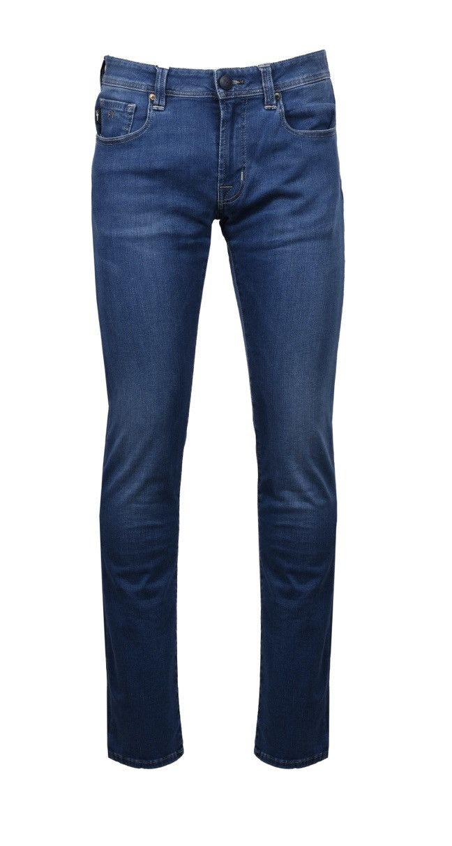 image of Italian Designers Tramarossa Michelangelo Slim Navy Jeans 31/30 Size, Men's