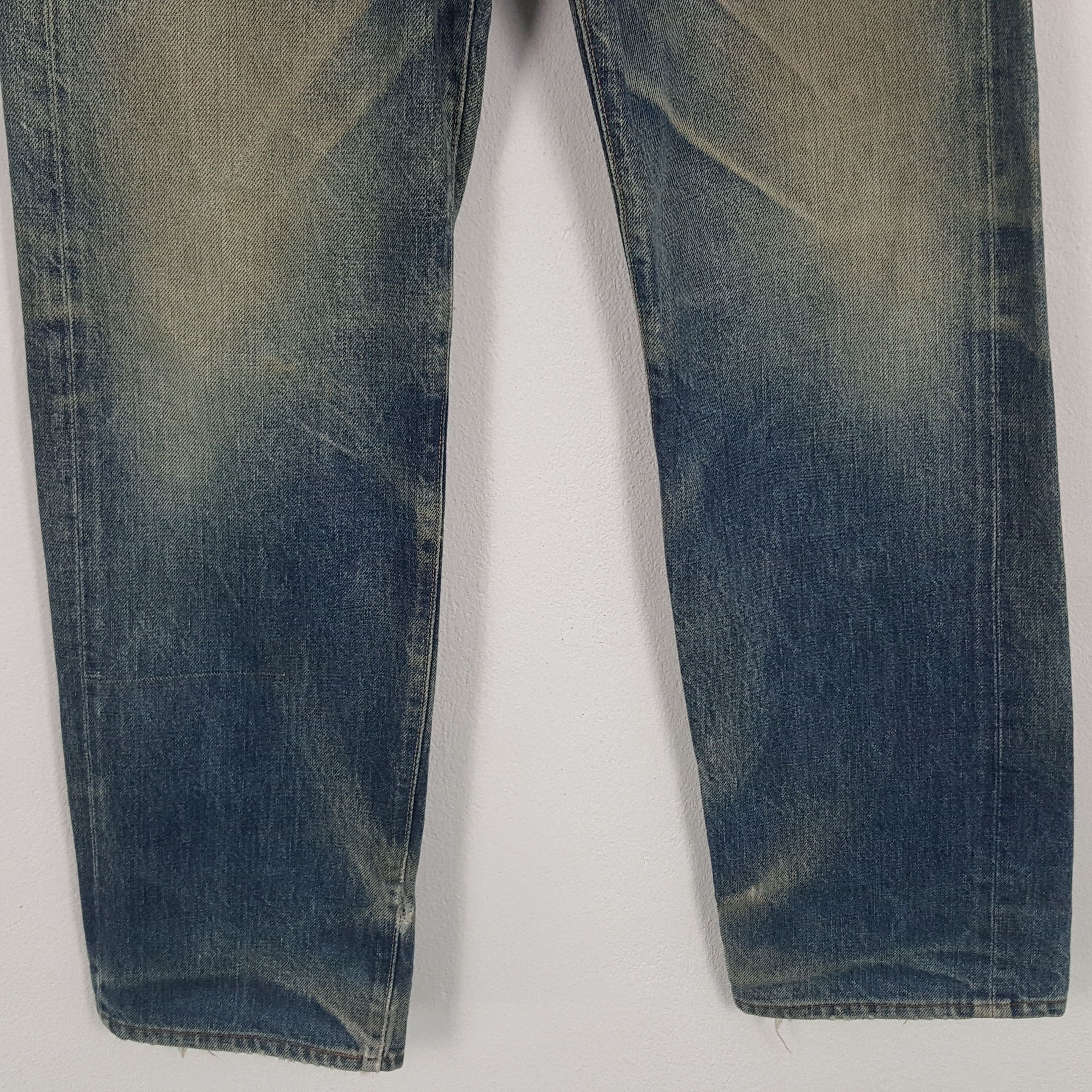 If Six Was Nine × Japanese Brand × Vintage Vintage Evis Japanese Brand Daicock Custom Art Jeans Size US 26 / EU 42 - 5 Thumbnail