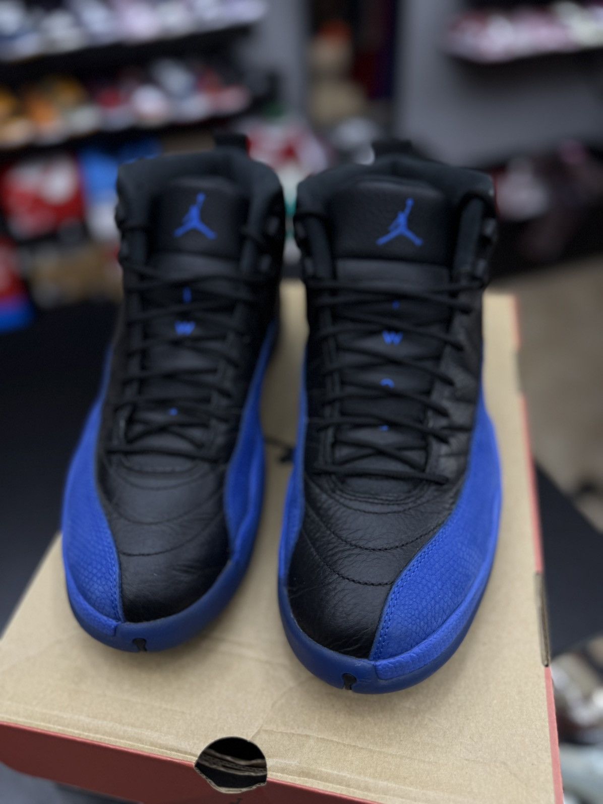Jordan Brand × Nike Jordan 12 Blueberry Royal Blue Size 11.5 2019 Size US 11.5 / EU 44-45 - 6 Thumbnail