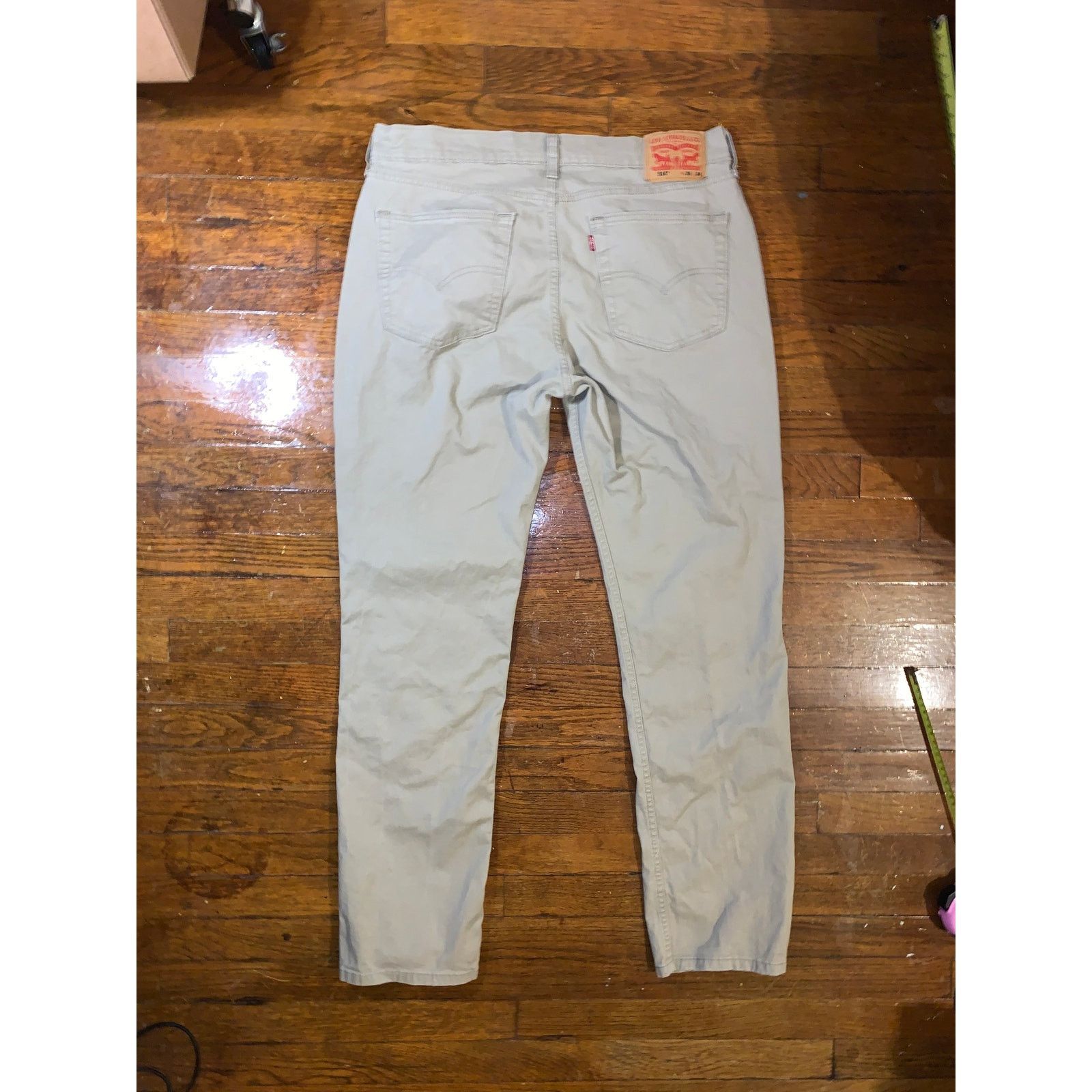 Levi's Levi's Khaki Pants 514 Straight Fit W36 L34 Chino Size US 36 / EU 52 - 6 Thumbnail