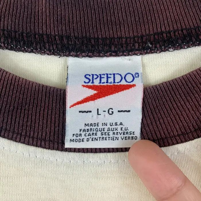Speedo Vintage 1997 SPEEDO PERFORMANCE Box Logo Tee Shirt Size US L / EU 52-54 / 3 - 7 Thumbnail