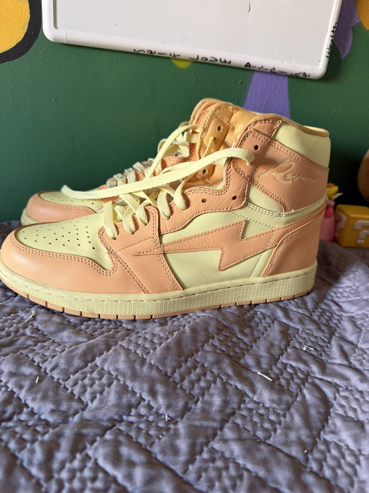 Reves Paris Air Kiy RARE Peach Pink Tan Orange Idk Size US 11 / EU 44 - 7 Thumbnail