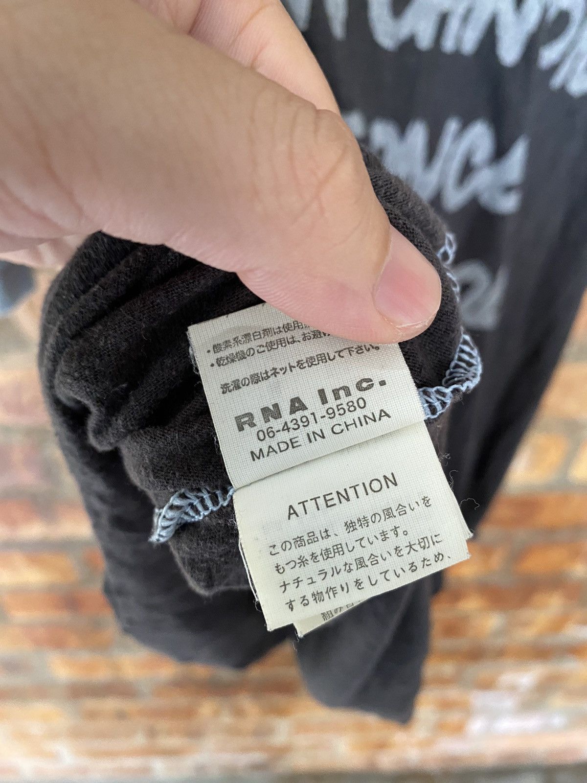 20471120 × Hysteric Glamour × Japanese Brand Vtg RNA DNA reapers boy Claim you life poem 3/4 sleeve Size M / US 6-8 / IT 42-44 - 10 Thumbnail
