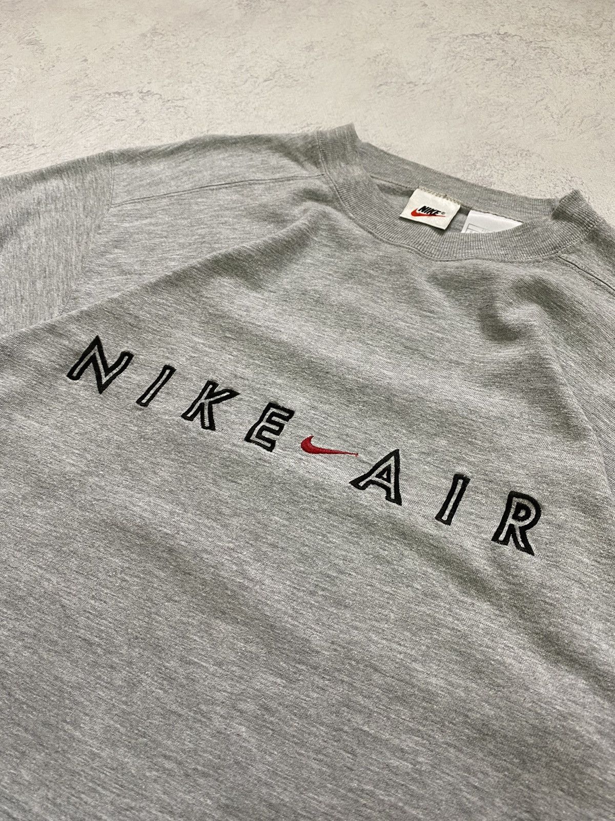 Nike Vintage 90s Nike Center Swoosh Big Logo Long Sleeve Shirt Size US S / EU 44-46 / 1 - 5 Thumbnail