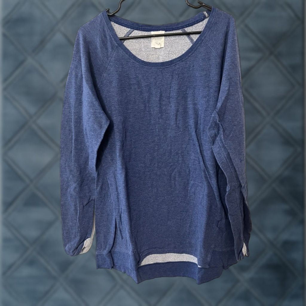 Alfani Alfani Intimates Top Women's Pajama Long Sleeve Blue L Size L / US 10 / IT 46 - 1 Thumbnail
