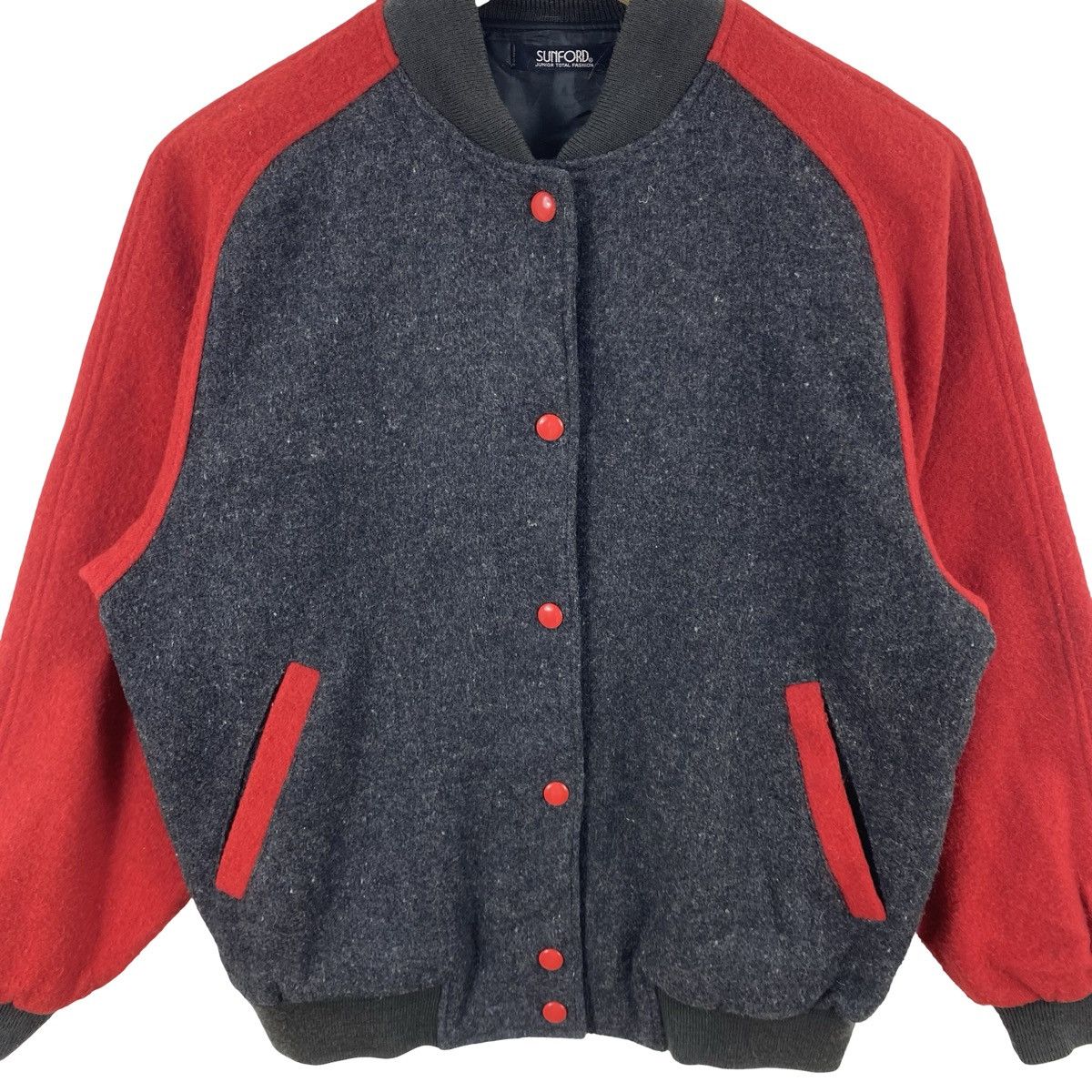 Vintage Vintage SUNFORD JUNIOR Total Fashion Vintage Varsity Bomber Size US M / EU 48-50 / 2 - 5 Thumbnail