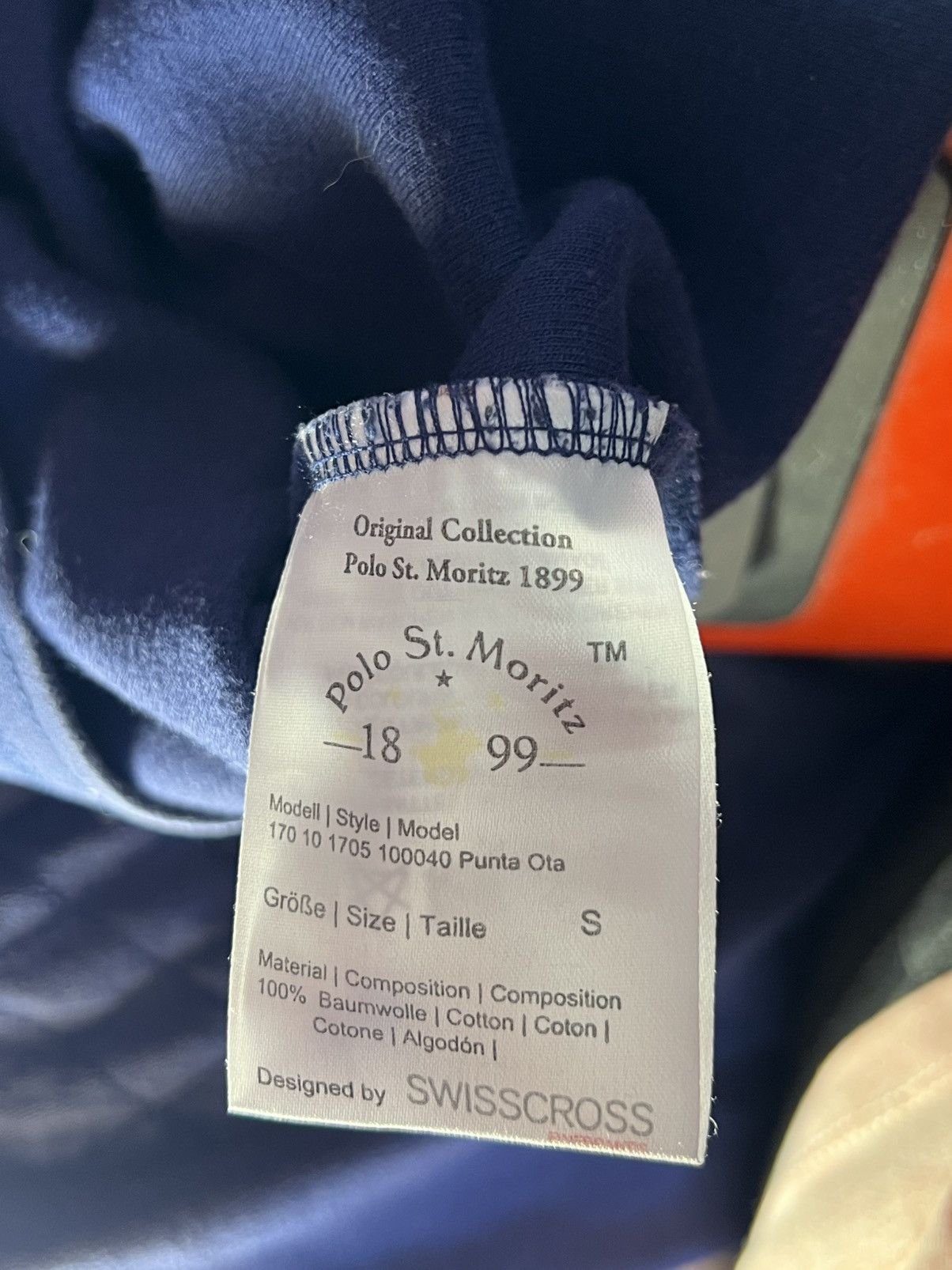 Other Men’s Polo Shirt St. Moritz Size M Navy Blue Switzerland Size US M / EU 48-50 / 2 - 6 Thumbnail