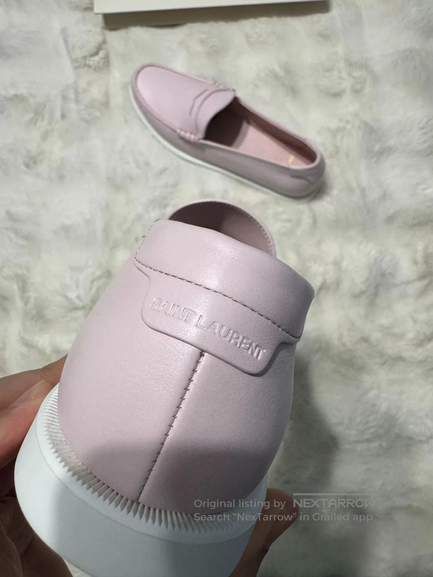 Yves Saint Laurent Saint Laurent YSL Logo Loafers. Size US 7 / EU 40 - 7 Thumbnail
