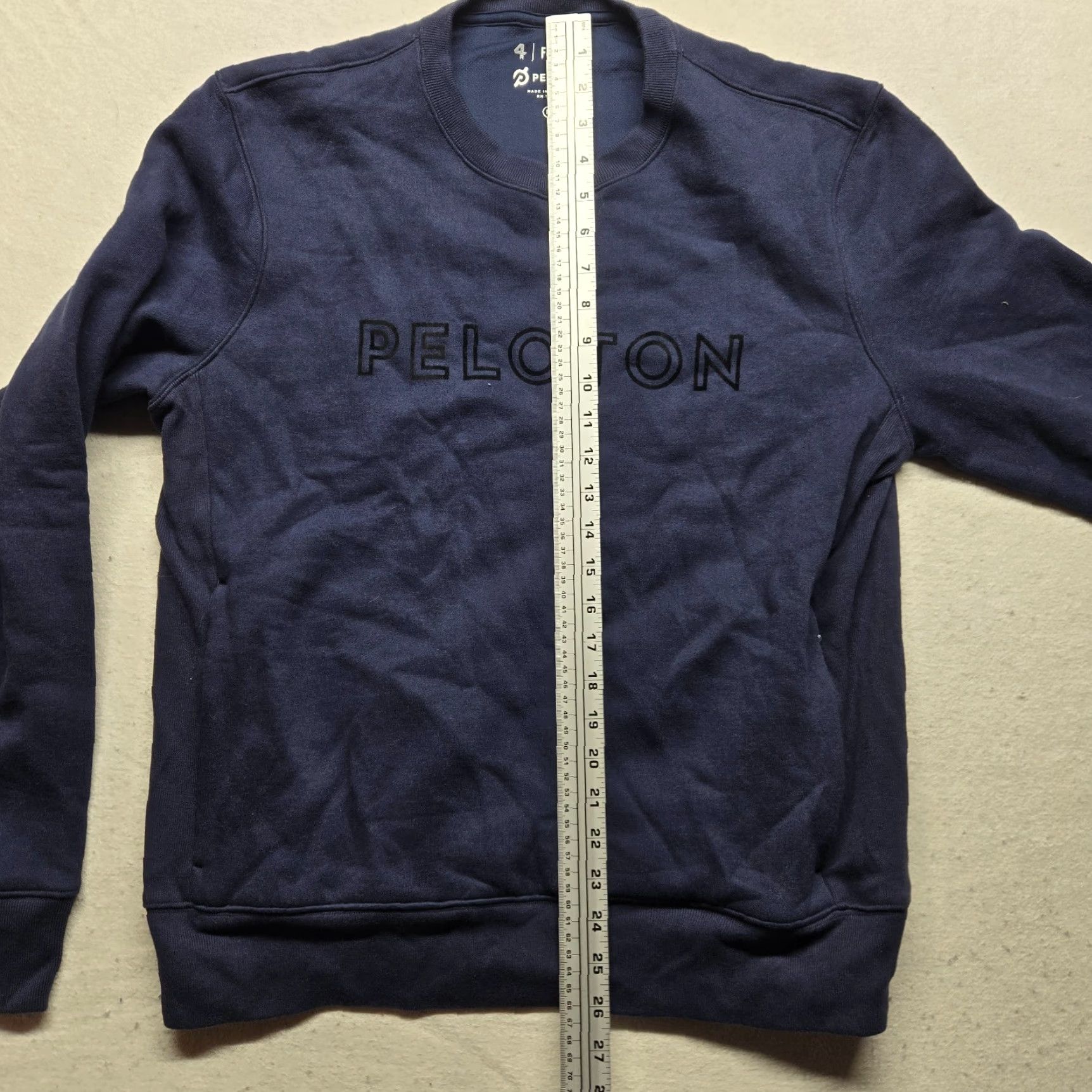 Vintage Peloton x Fourlaps Heavyweight Crewneck Sweatshirt Pockets Navy Blue Women's M Navy Blue Peloton Sweatshirt Pockets (adjust) Size M / US 6-8 / IT 42-44 - 6 Thumbnail