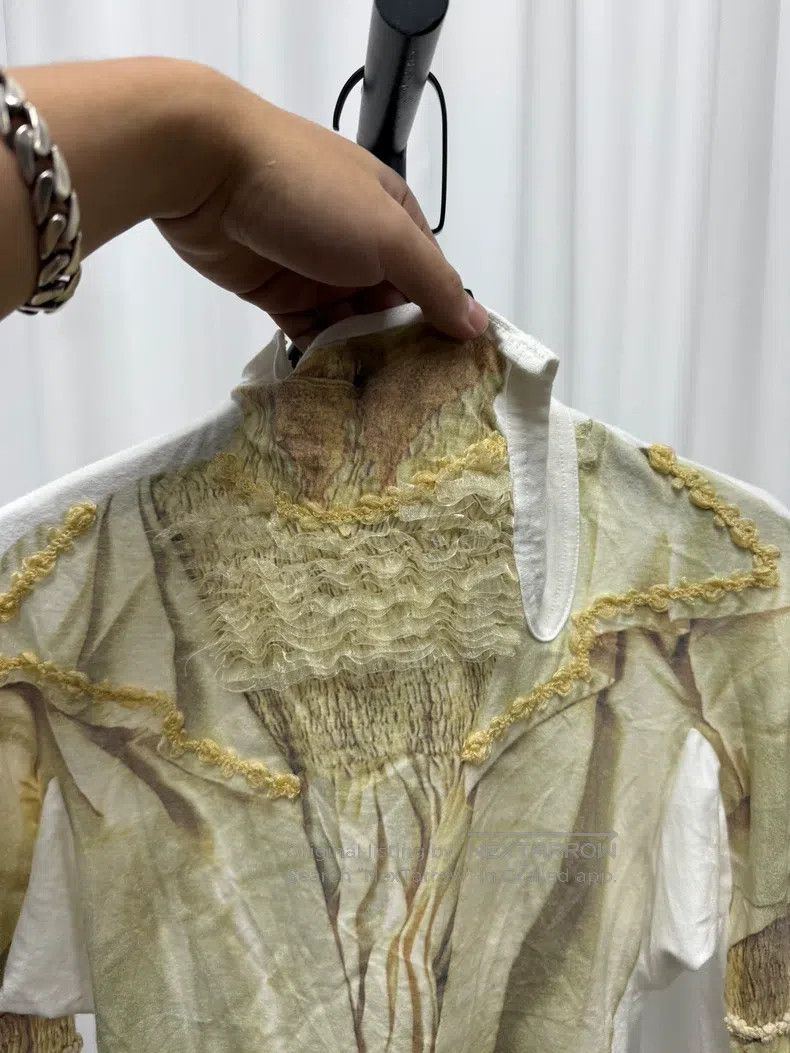 Comme des Garcons Comme Des Garcons Lace printed long-sleeve, Corpse Bride Size L / US 10 / IT 46 - 4 Thumbnail