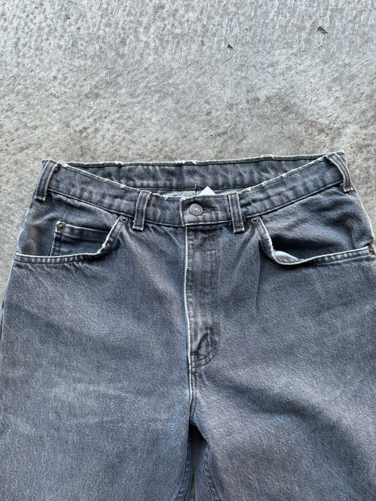 Levi's × Vintage Vintage Ripped 631 Levi Straight Fit Jeans Size US 33 - 9 Thumbnail