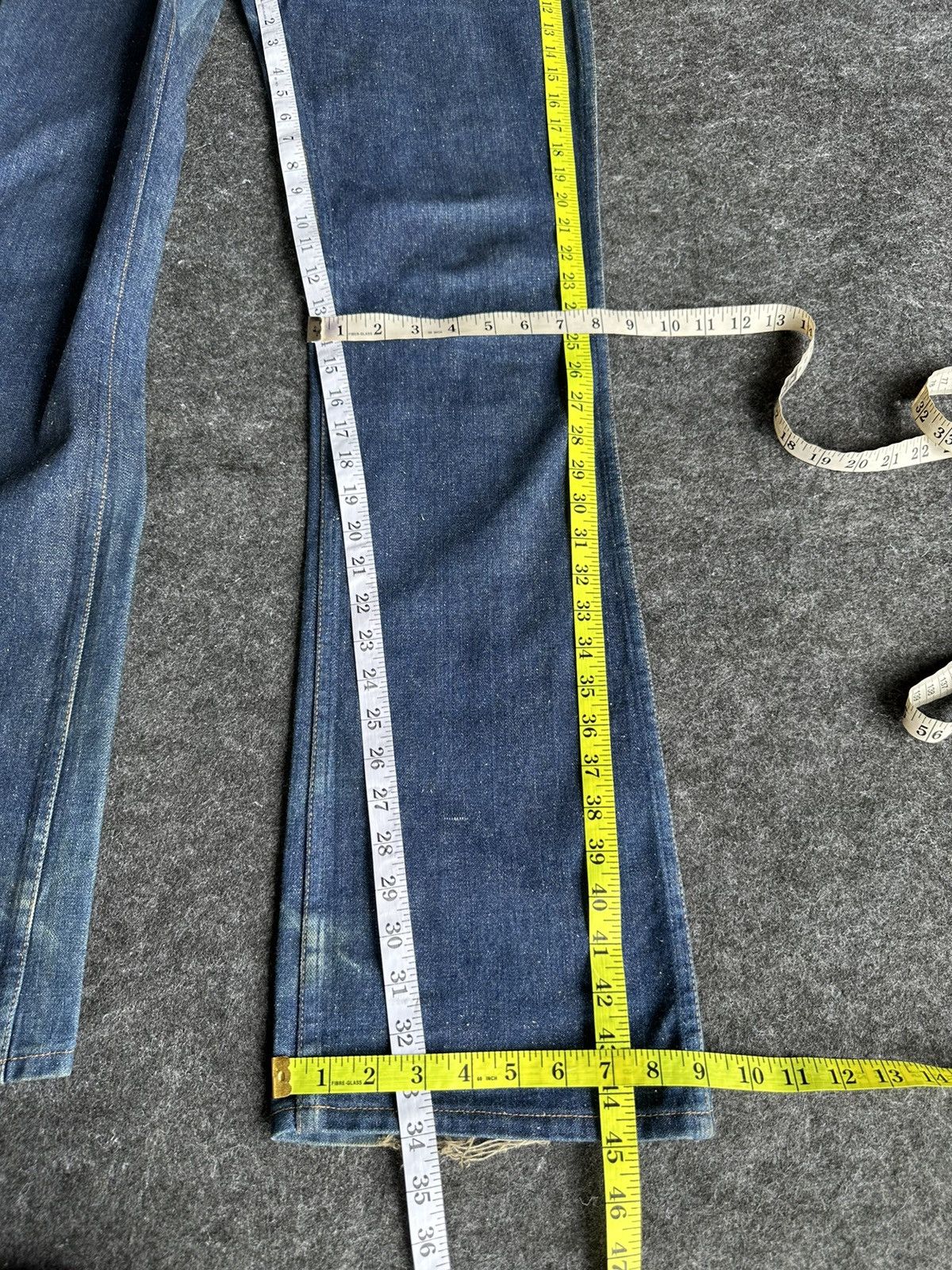 Wrangler Rare 60s Maverick Bluebell Bootcut Rare Denim D431 Size US 29 - 10 Thumbnail