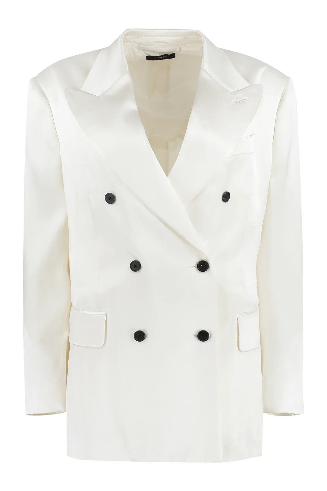 image of Tom Ford O1Loc1C0324 Gi2915 Blazer In White, Women's (Size XS)