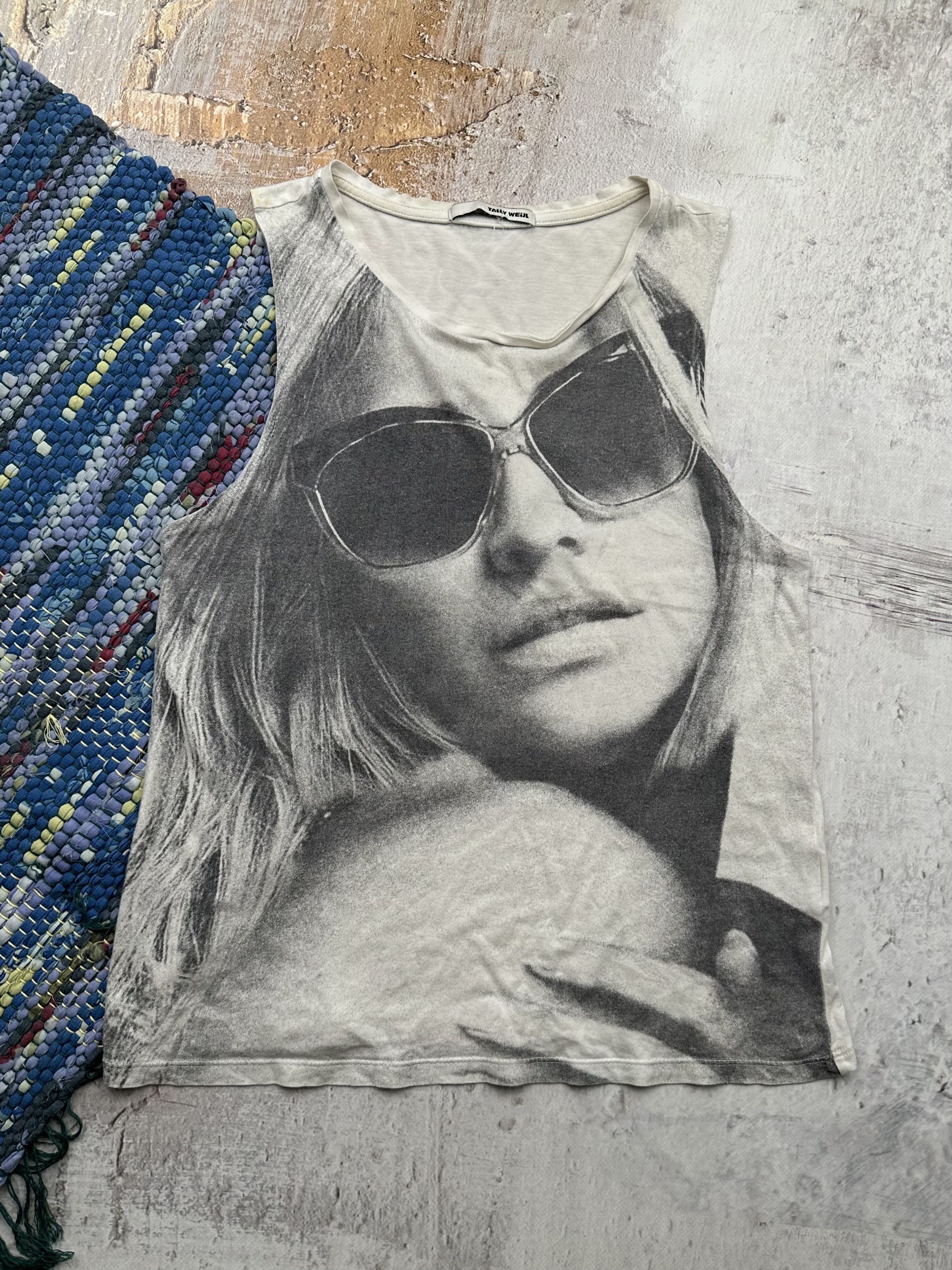 Vintage Vintage Printed Tank A126(64)(D15) Size S / US 4 / IT 40 - 1 Thumbnail