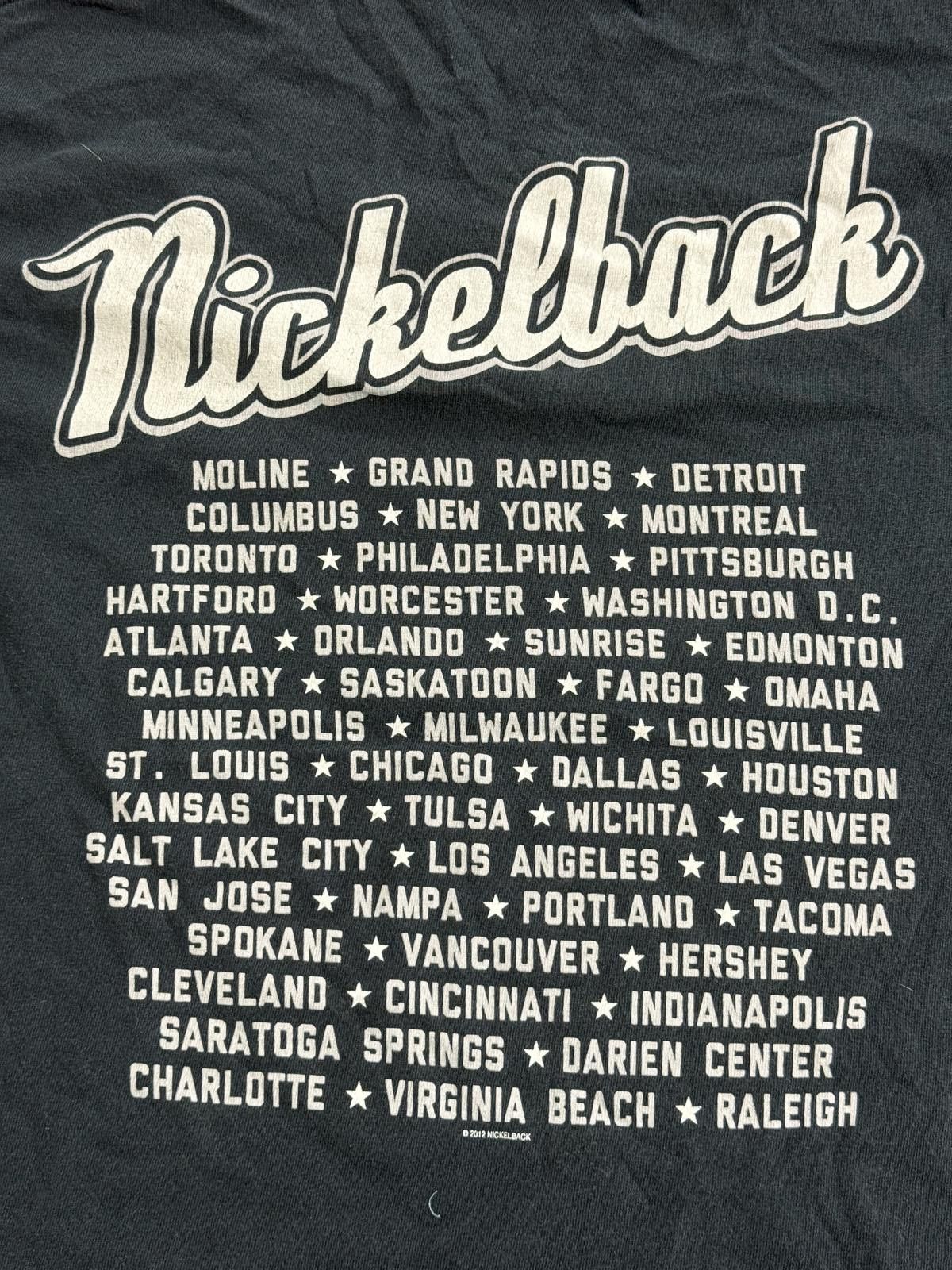 Gildan Nickelback Band Photo T-shirt - Album Here and Now Tour 2012 Size US S / EU 44-46 / 1 - 5 Thumbnail