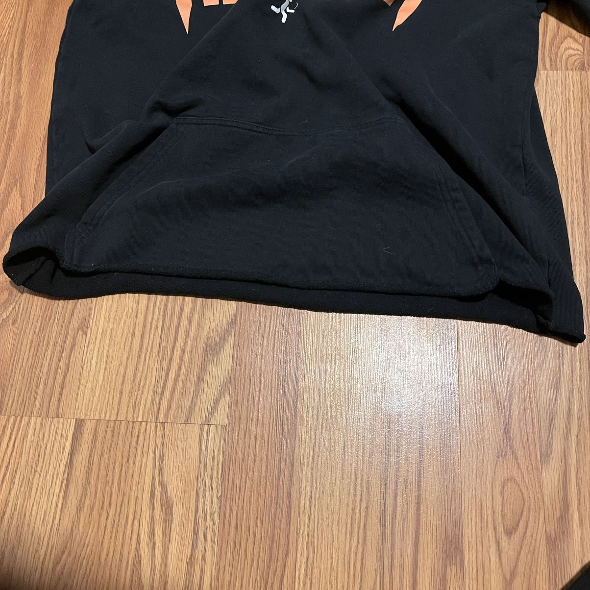Other Black “Run To The Money” Cropped Graphic Hoodie Size US L / EU 52-54 / 3 - 4 Thumbnail