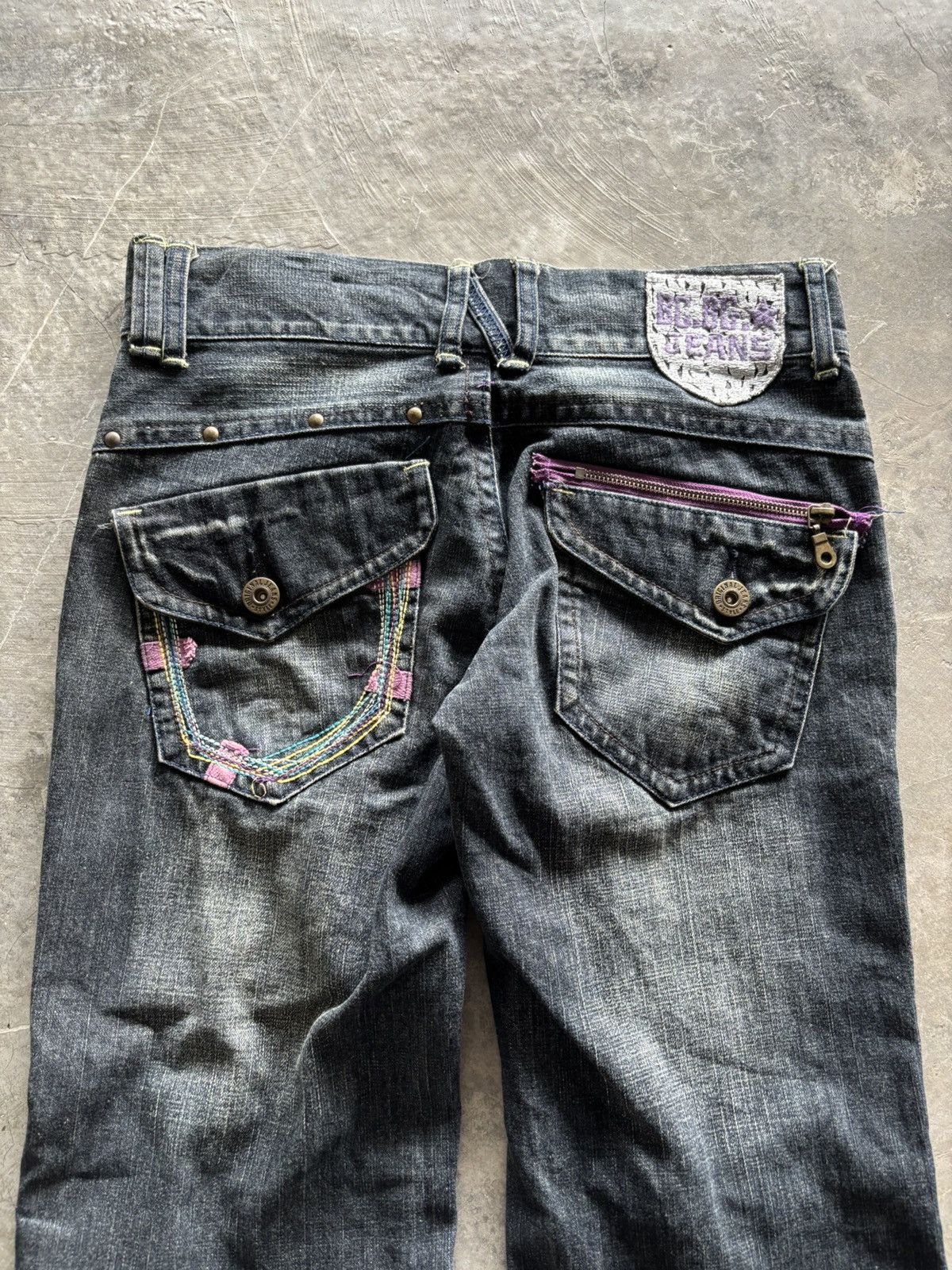 Hysteric Glamour FLARE BCBG JAPANESE JEANS PUNK STYLE WASHED SEASON FADE Size 30" / US 8 / IT 44 - 13 Thumbnail