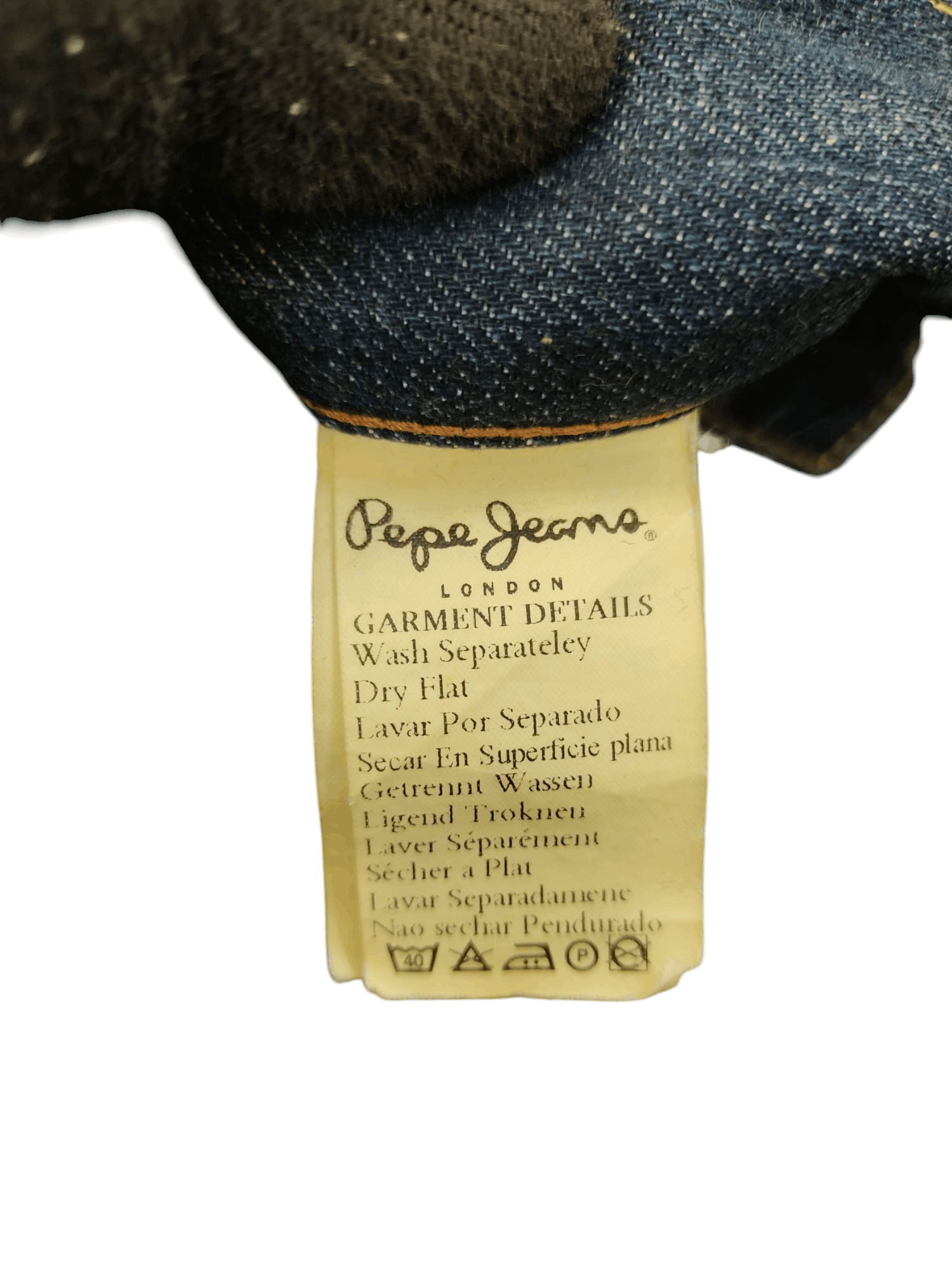 Pepe Jeans Loose Jeans Pepe Jeans Clawmark Distress Faded Wide Leg Size US 31 - 12 Thumbnail