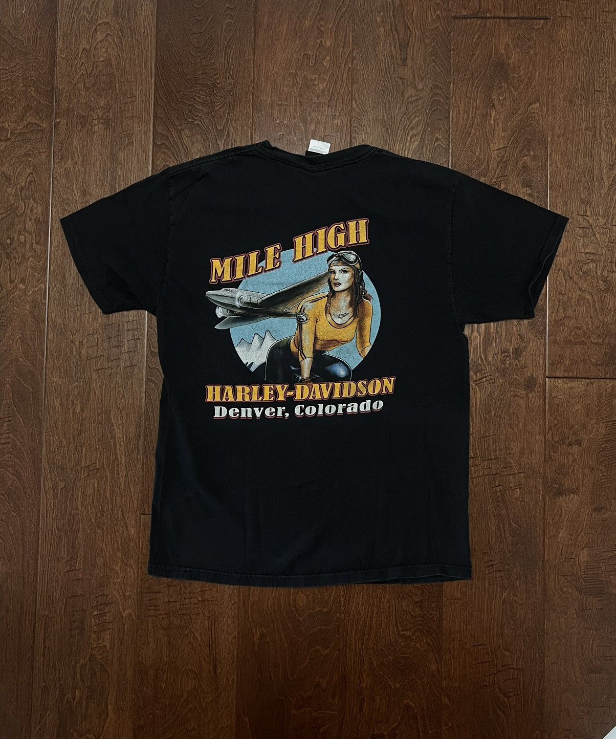Harley Davidson × Vintage 00s Harley-Davidson T-Shirt Size US L / EU 52-54 / 3 - 1 Thumbnail