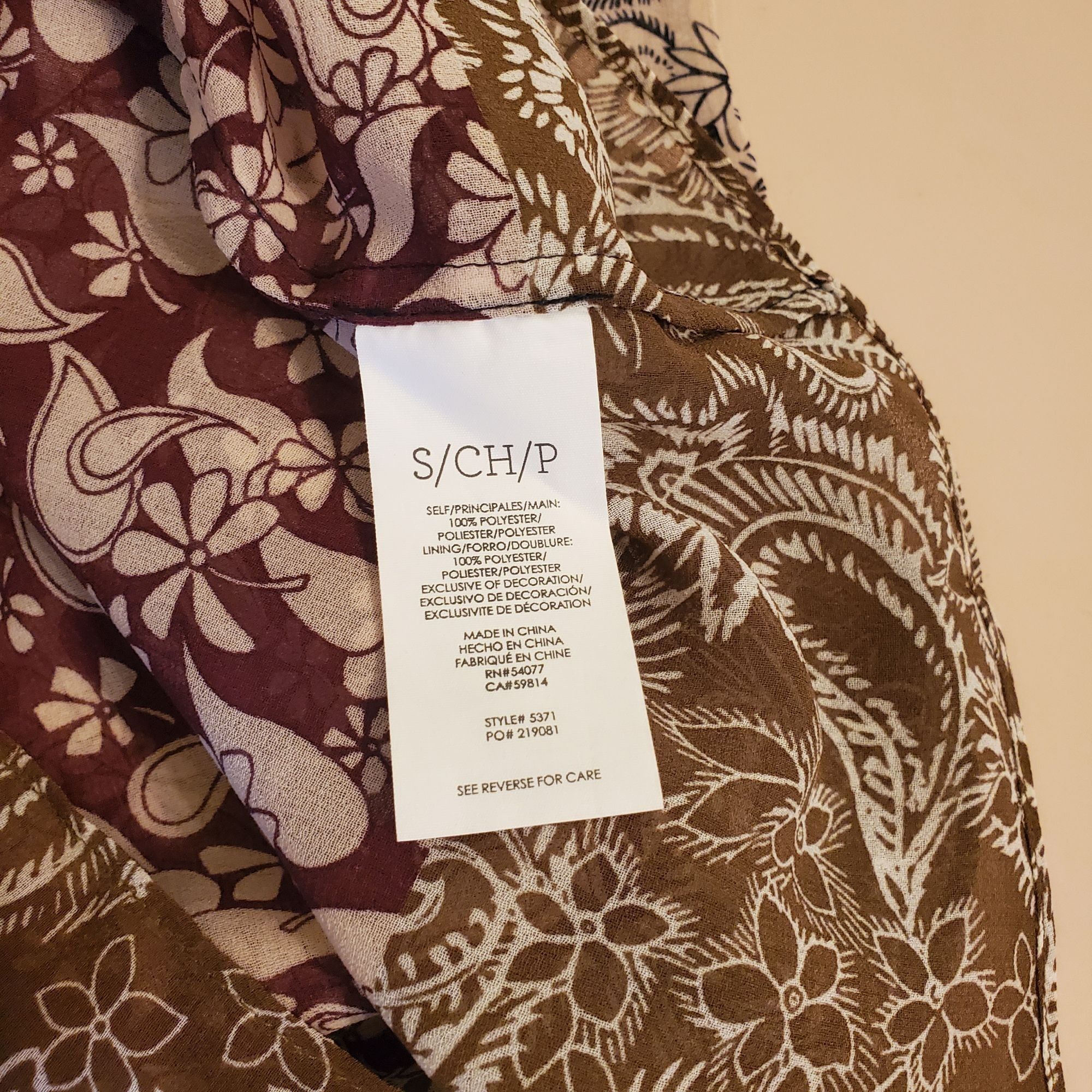 Other Cabi S Dress 5371 Sleeveless Keyhole DANI Paisley Floral Boh Size S / US 4 / IT 40 - 5 Thumbnail