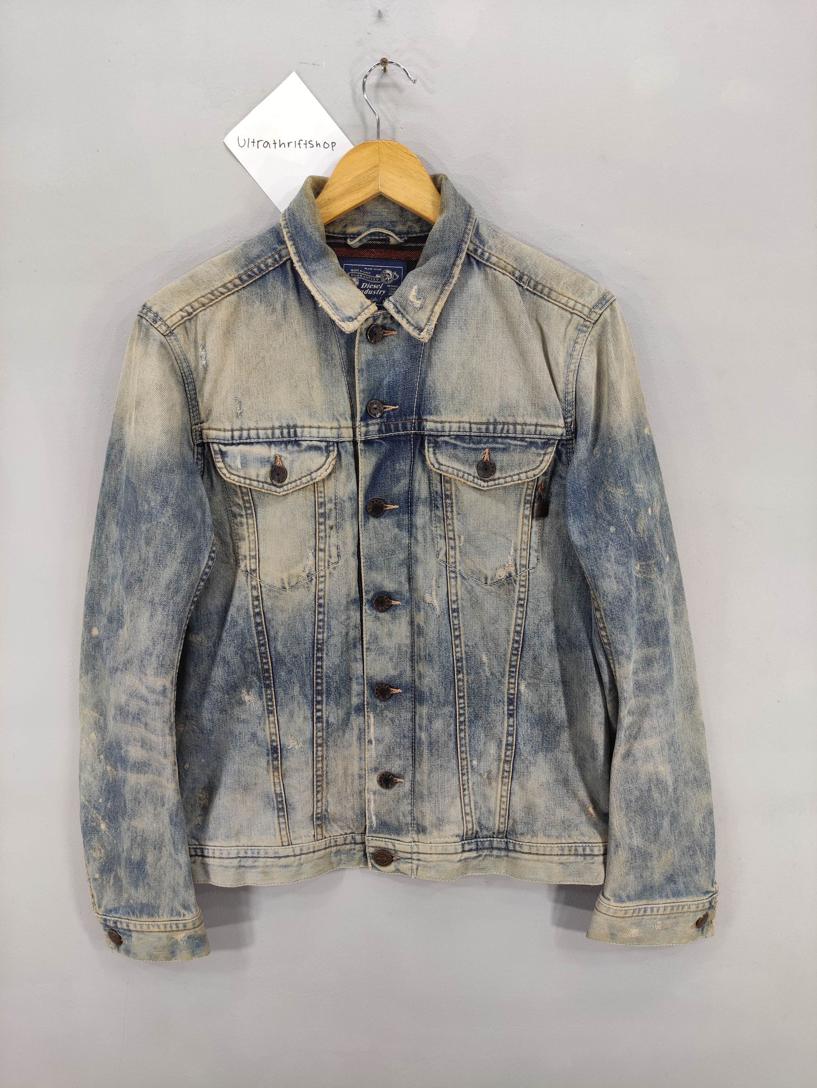 Diesel Vintage Diesel Distressed Denim Jacket Size US M / EU 48-50 / 2 - 1 Thumbnail