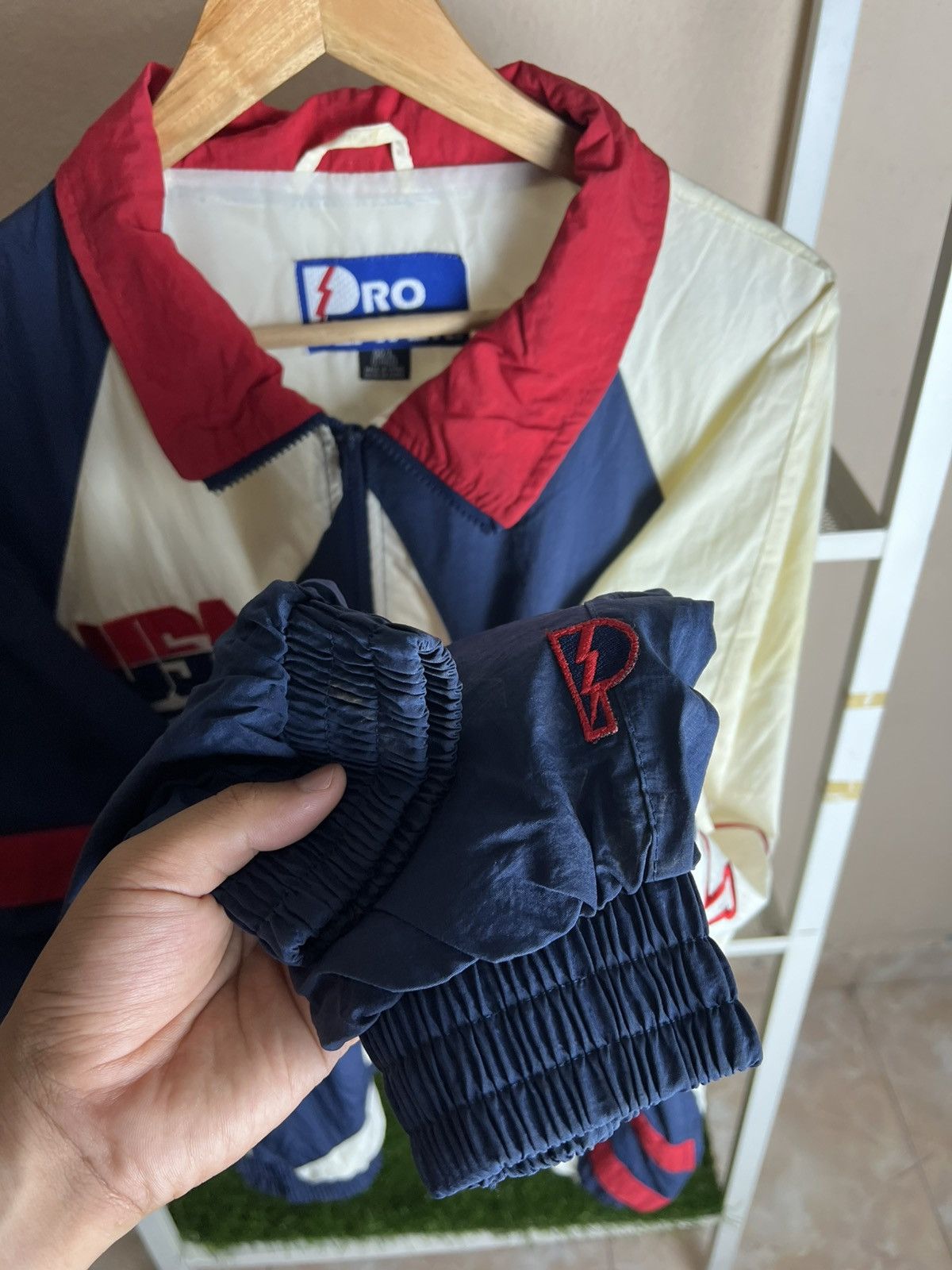 Pro Player × Vintage Vintage Pro Player USA Basketball Baggy Light Jacket Size US XL / EU 56 / 4 - 6 Thumbnail