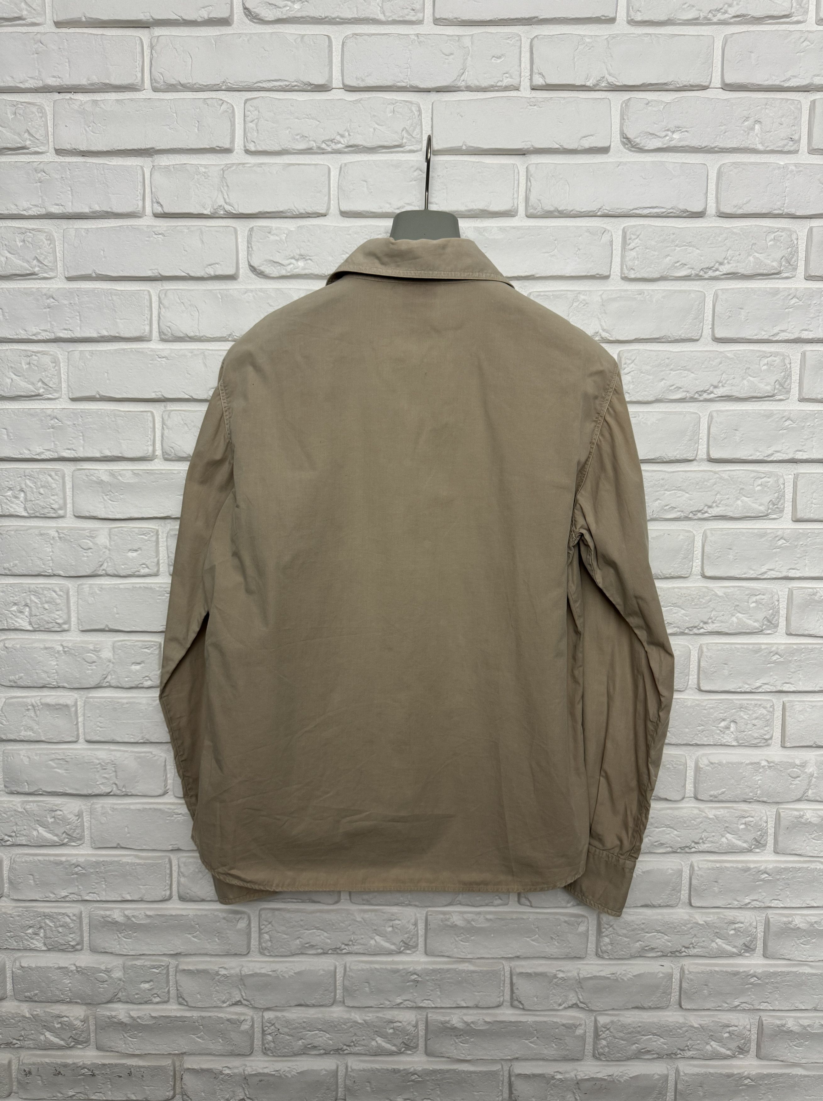 Dolce & Gabbana Men's D&G Dolce&Gabbana Big Logo Shirt Button Front Beige Size US M / EU 48-50 / 2 - 7 Thumbnail