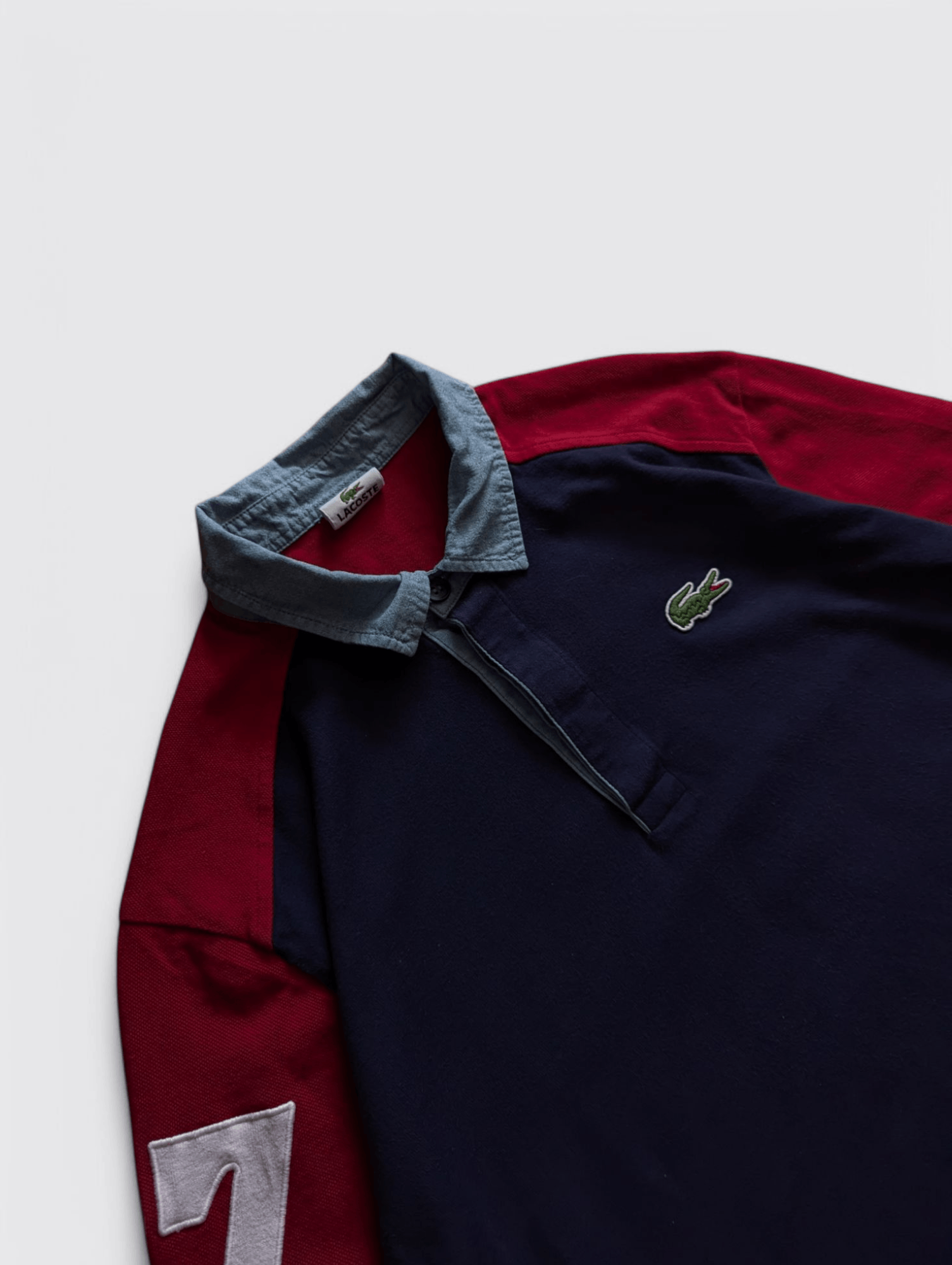 Lacoste Lacoste Vintage Rugby 27 Polo Shirt Size US XL / EU 56 / 4 - 6 Thumbnail
