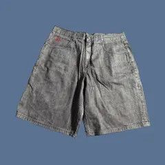 VIBE Black High Street Vintage Loose Fit Denim Shorts Size US 32 / EU 48 - 6 Thumbnail