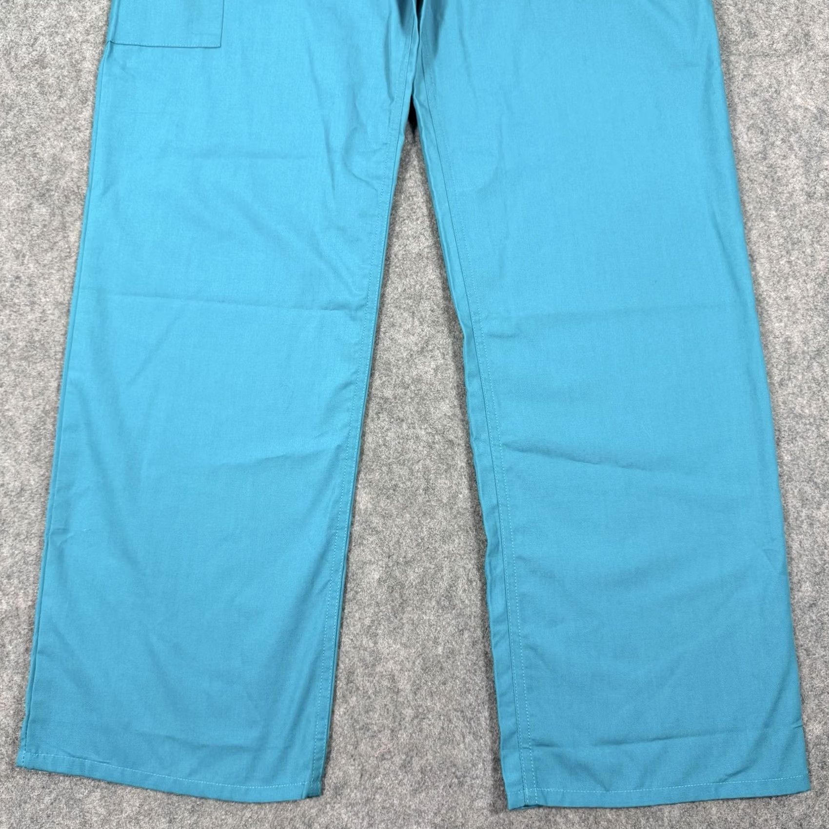 Cherokee Cherokee WorkWear Cargo Scrub Pants Unisex Small Sz Teal Blue Size US 29 - 2 Thumbnail