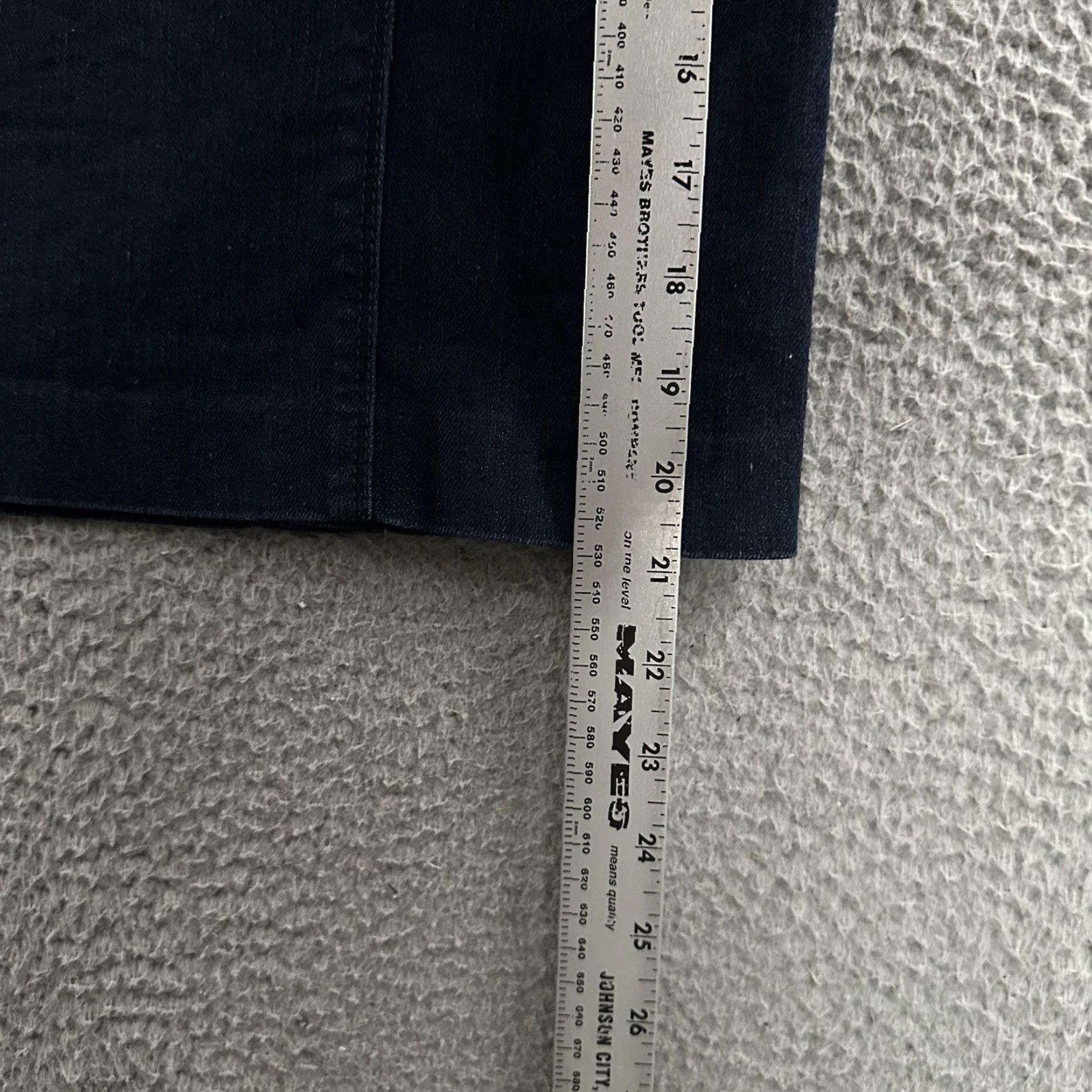 J. Jill J. Jill Skirt Womens Blue Size 10 Denim Stretch Cotton Blend Pencil Missy Straight & Pencil blue 10 Womens Size 32" / US 10 / IT 46 - 6 Thumbnail