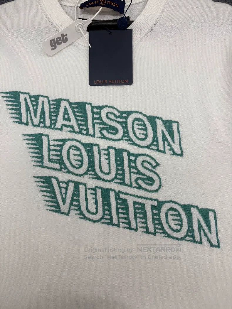 Louis Vuitton Louis Vuitton Phantom logo knitted short sleeve Size US S / EU 44-46 / 1 - 4 Thumbnail