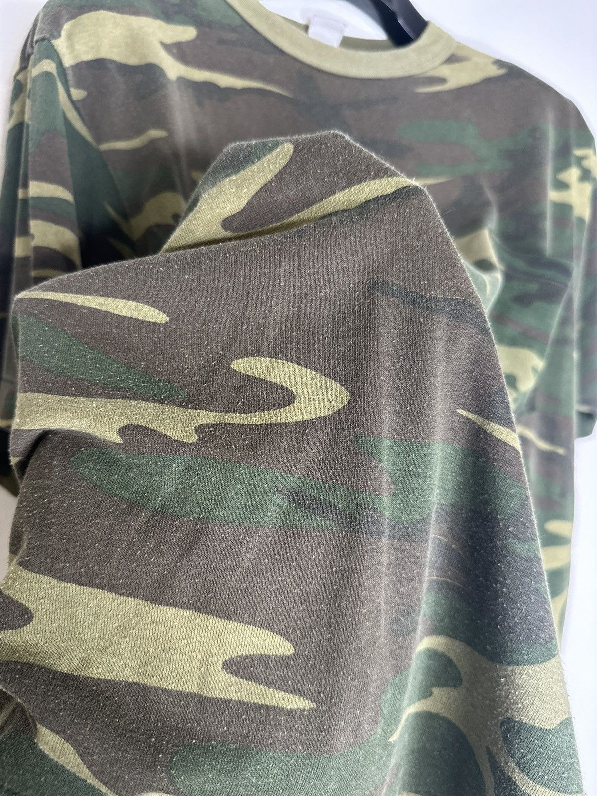 Vintage 80’s Single Stitch Camo T-shirt Size US L / EU 52-54 / 3 - 3 Thumbnail
